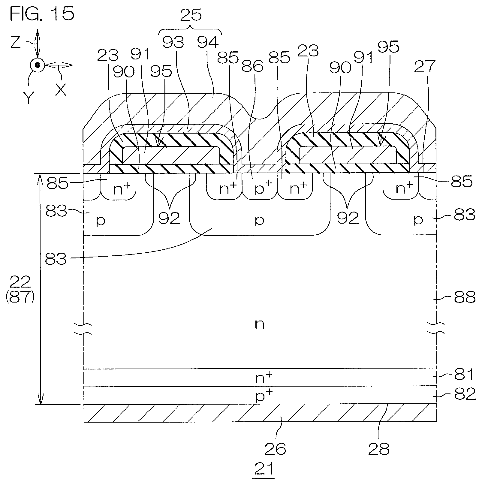 Patent US12616061 Figure 16 – Semiconductor module