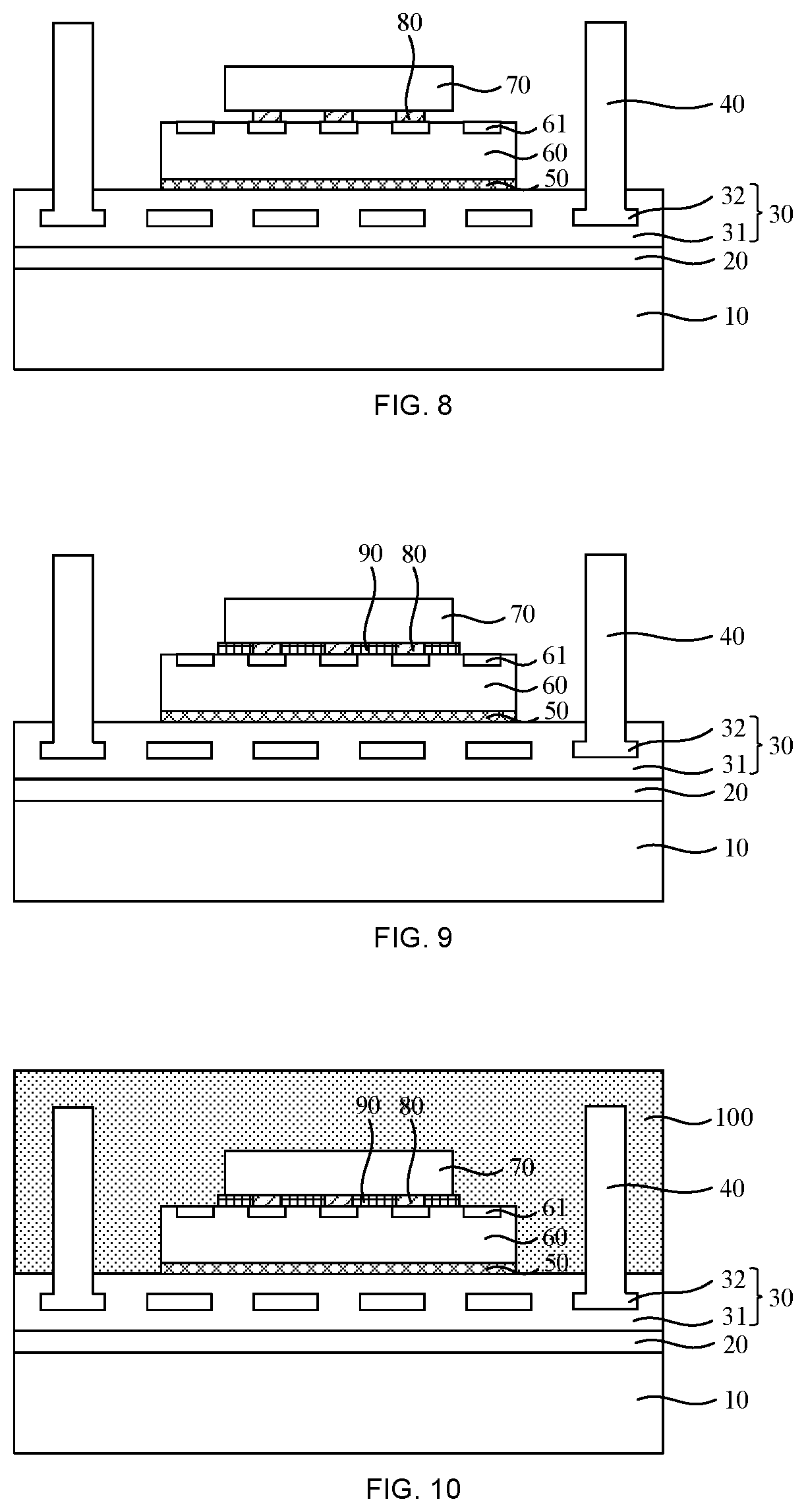 Patent US12616064 Figure 4 – Three-dimensional fan-out integrated package structure, packaging method thereof, and wireless headset