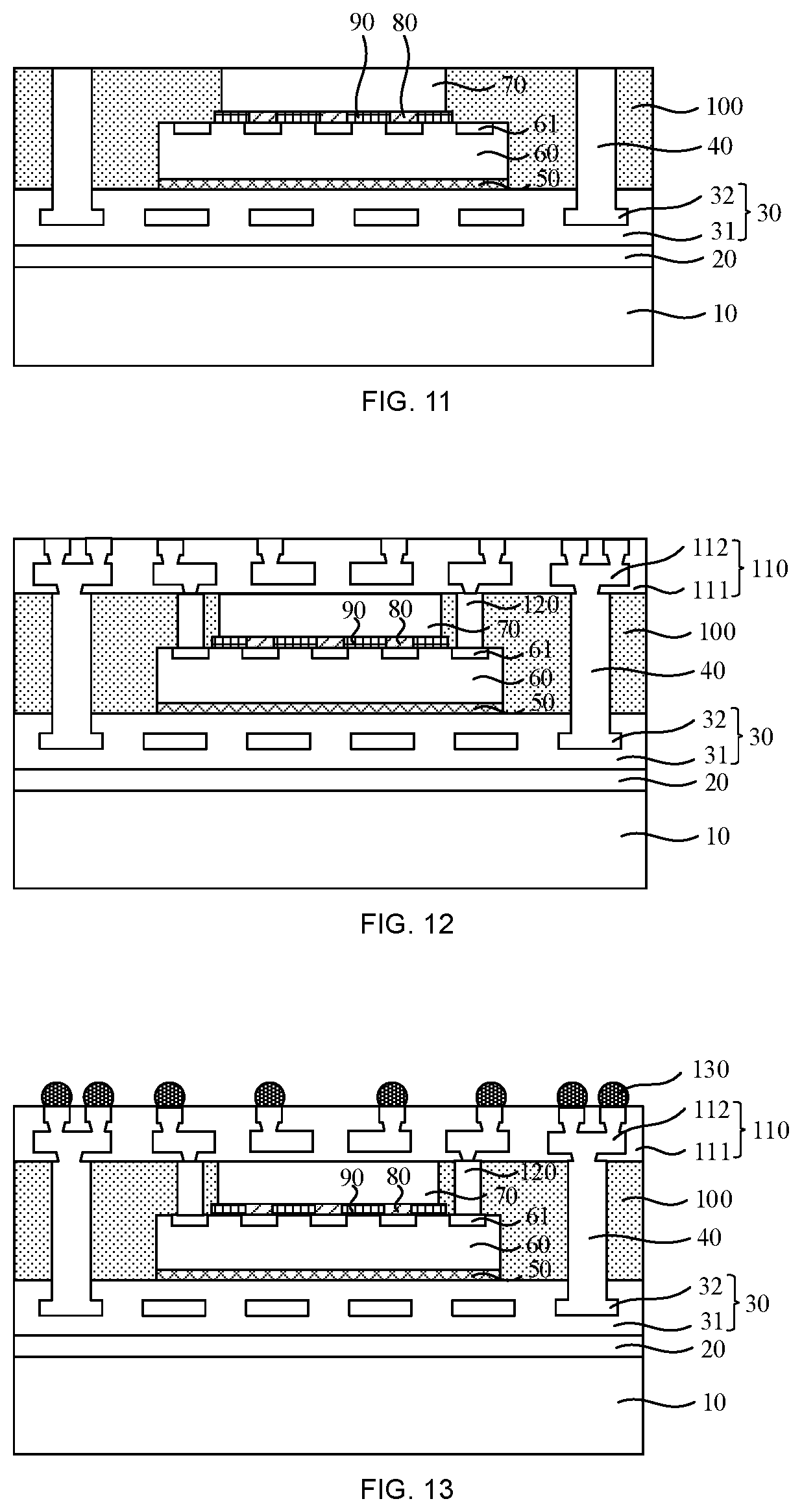 Patent US12616064 Figure 5 – Three-dimensional fan-out integrated package structure, packaging method thereof, and wireless headset