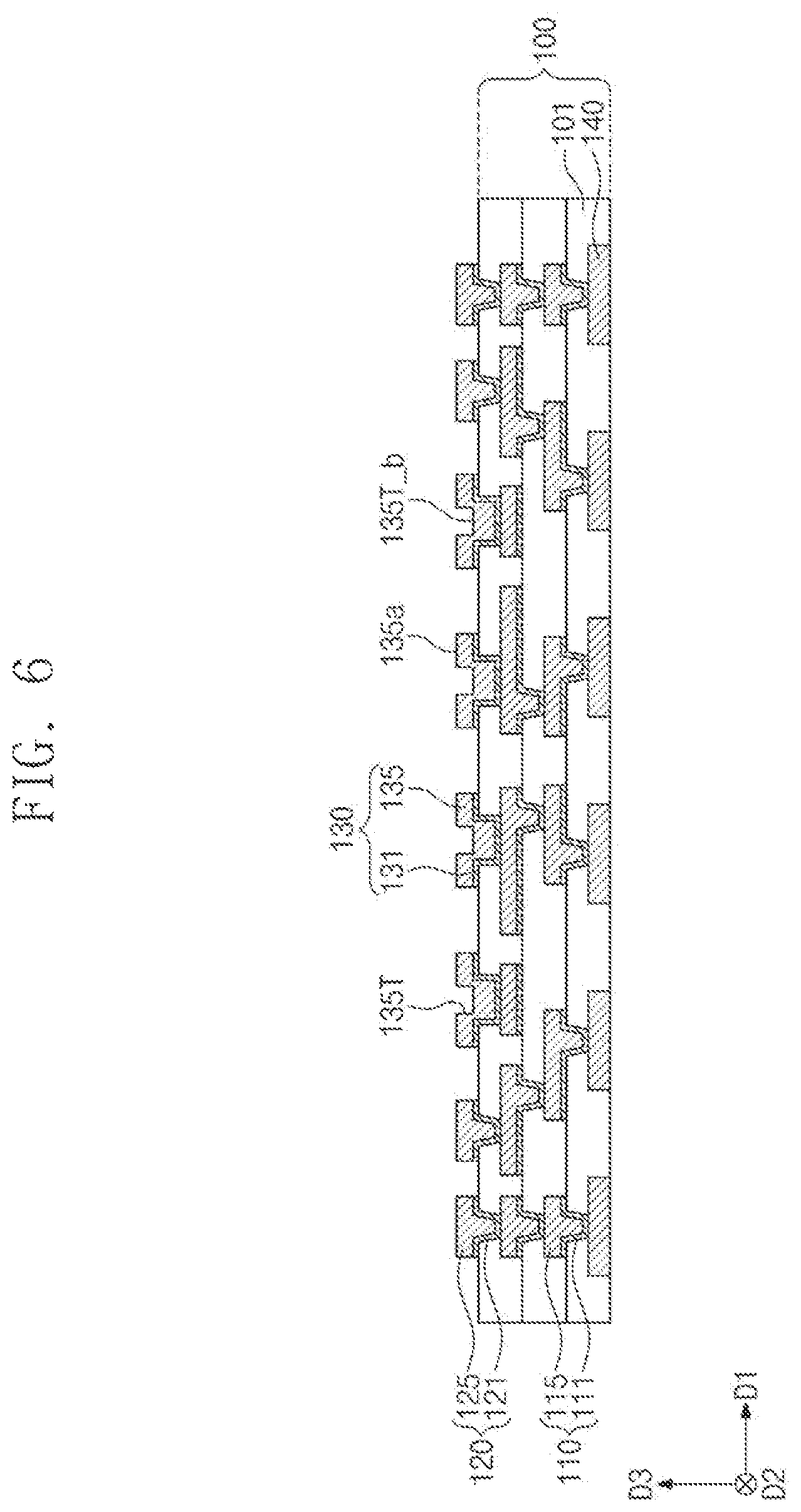 Patent US12616065 Figure 7 – Semiconductor package with interposer including recess