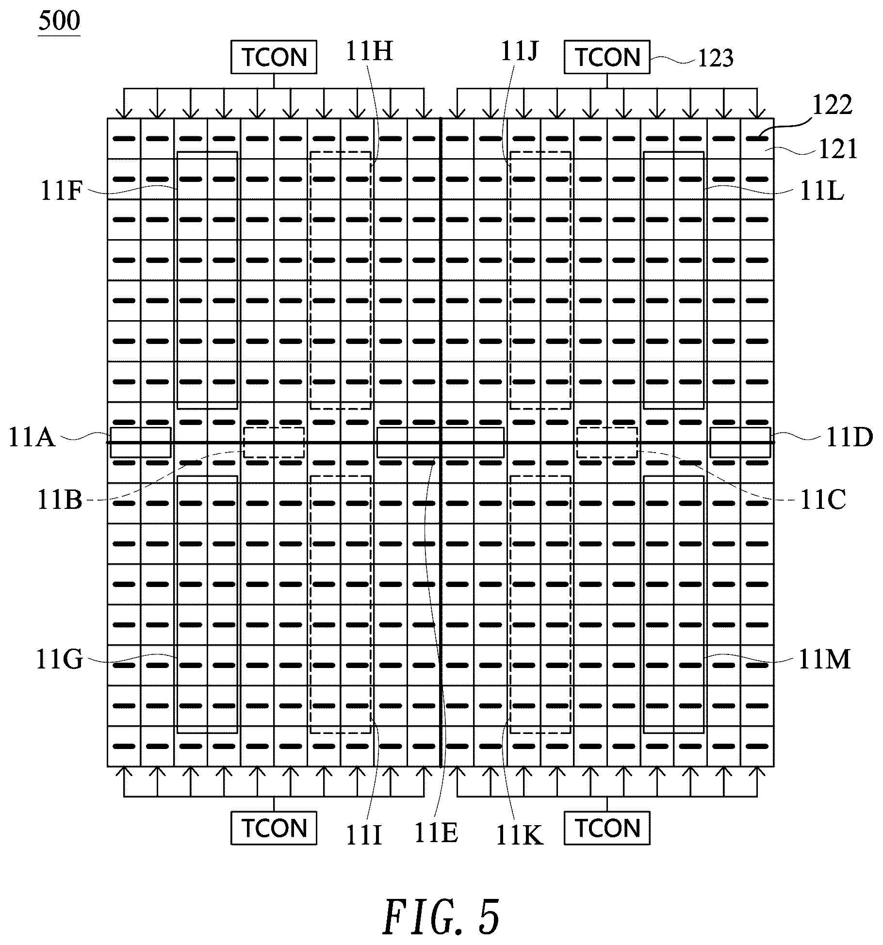 Patent US12616066 Figure 6 – Foldable microLED display