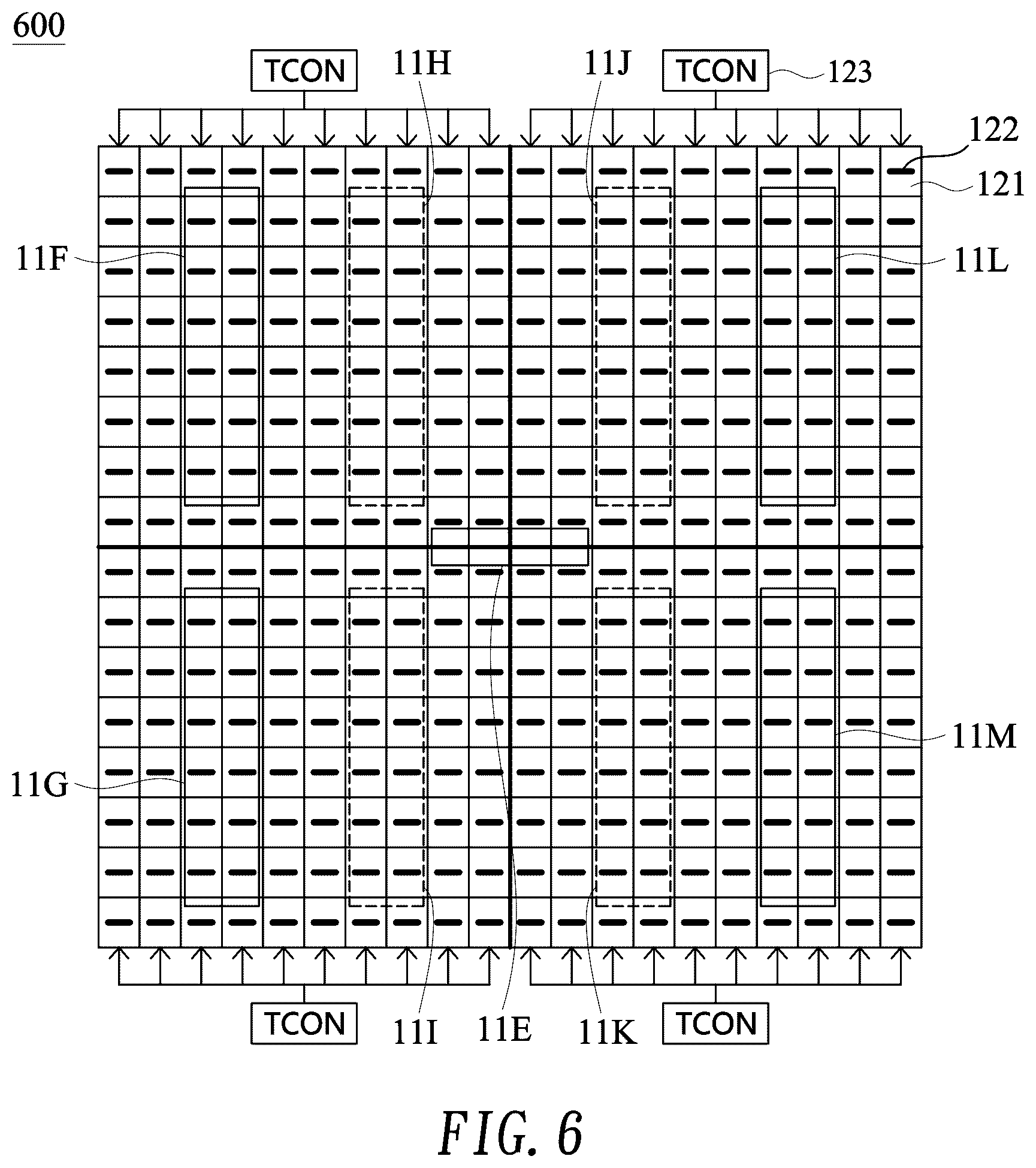 Patent US12616066 Figure 7 – Foldable microLED display