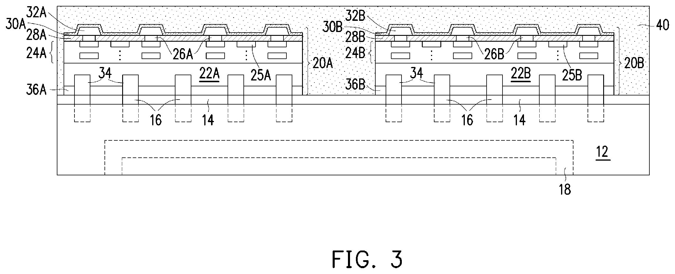 Patent US12616070 Figure 4 – Packages formed using RDL-last process