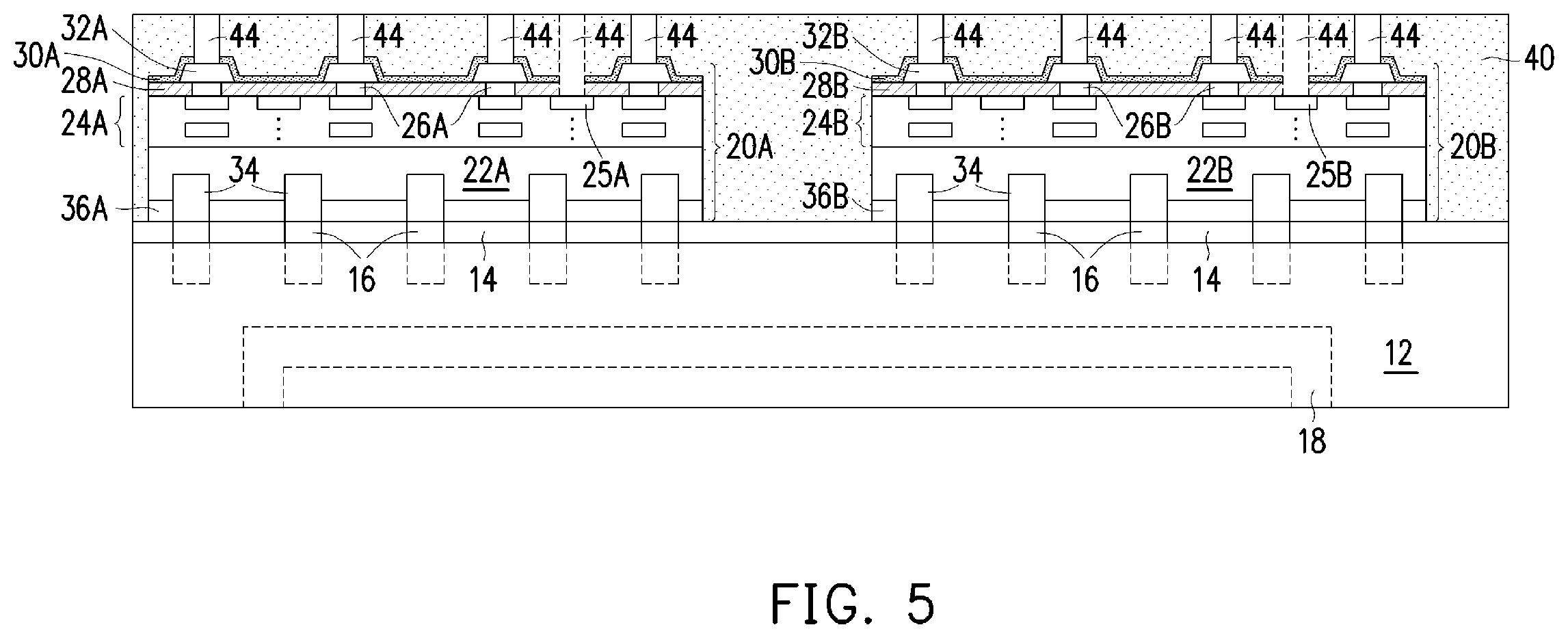 Patent US12616070 Figure 6 – Packages formed using RDL-last process