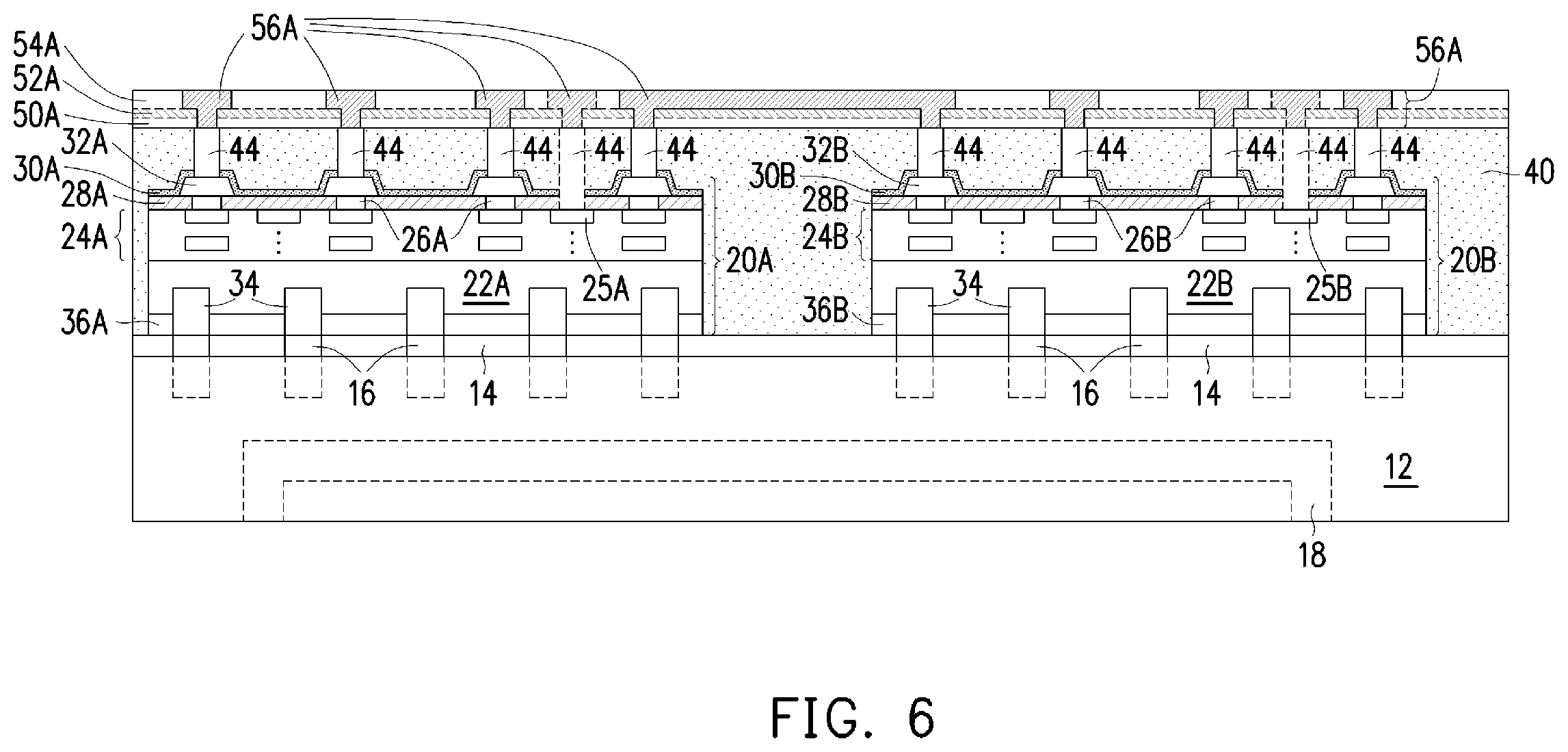 Patent US12616070 Figure 7 – Packages formed using RDL-last process