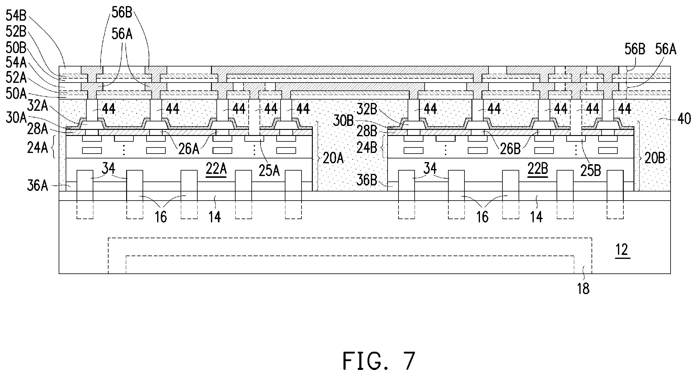 Patent US12616070 Figure 8 – Packages formed using RDL-last process