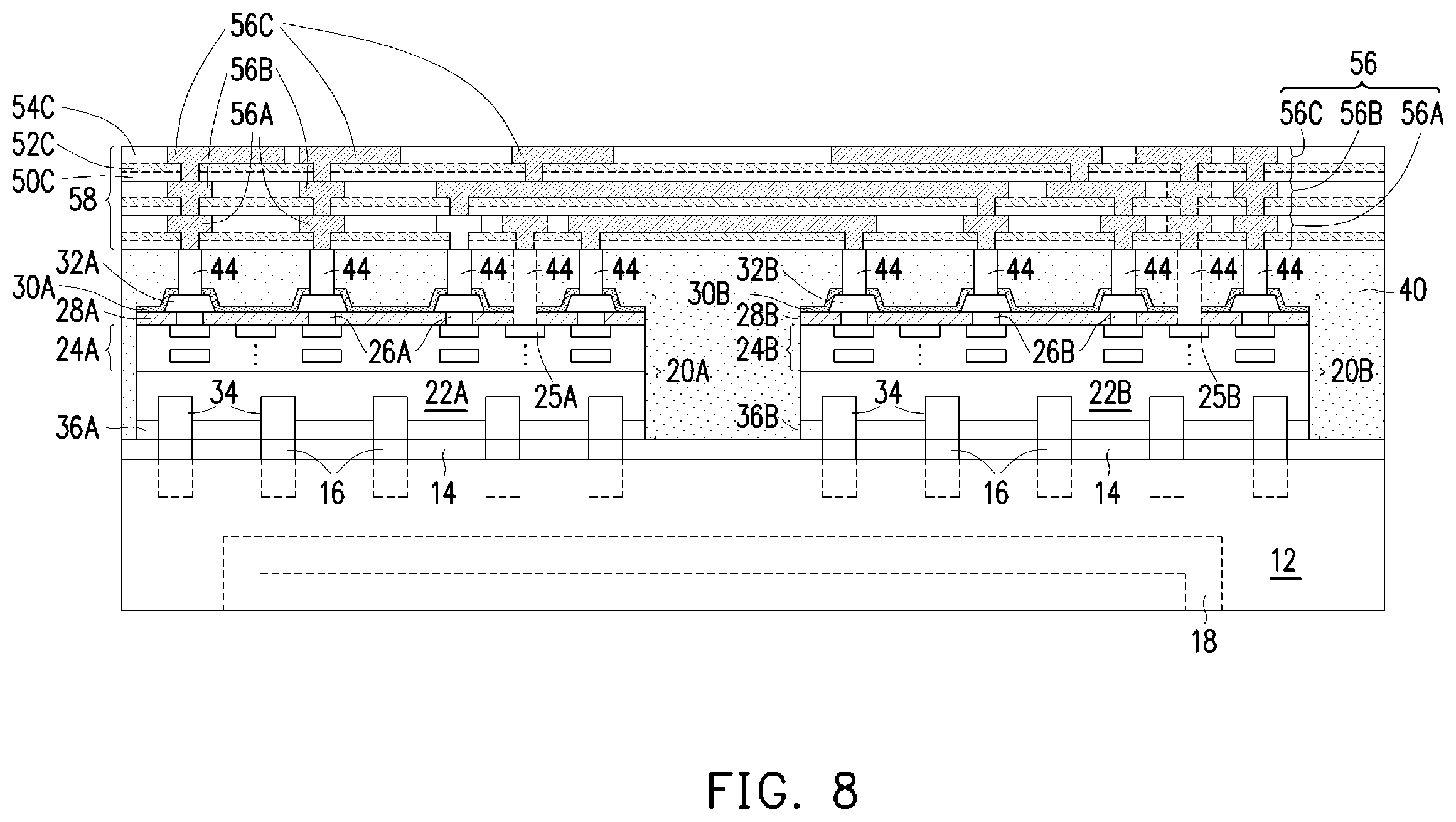 Patent US12616070 Figure 9 – Packages formed using RDL-last process
