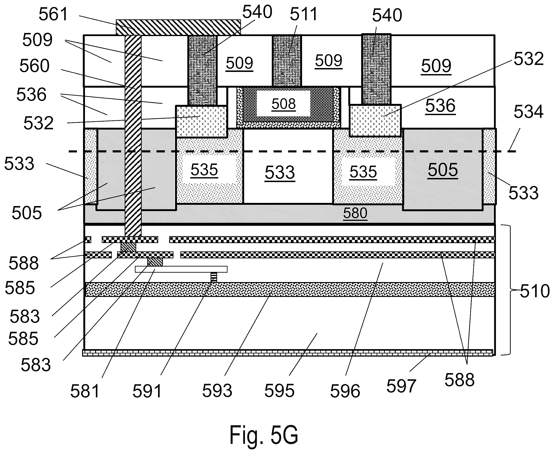 Patent US12616073 Figure 13 – 3D semiconductor device and structure with metal layers