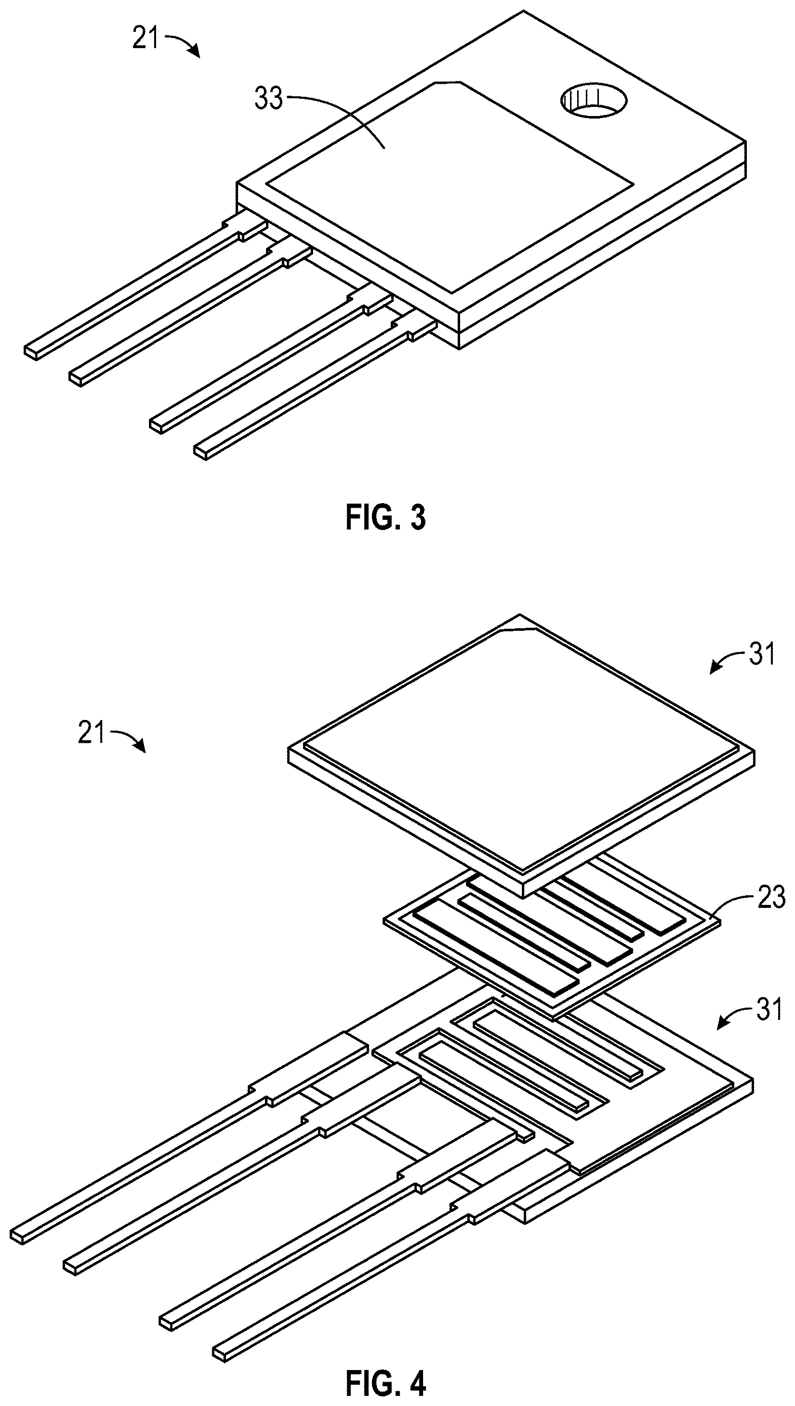 Patent US12616074 Figure 3 – Double-sided cooling package for double-sided, bi-directional junction transistor