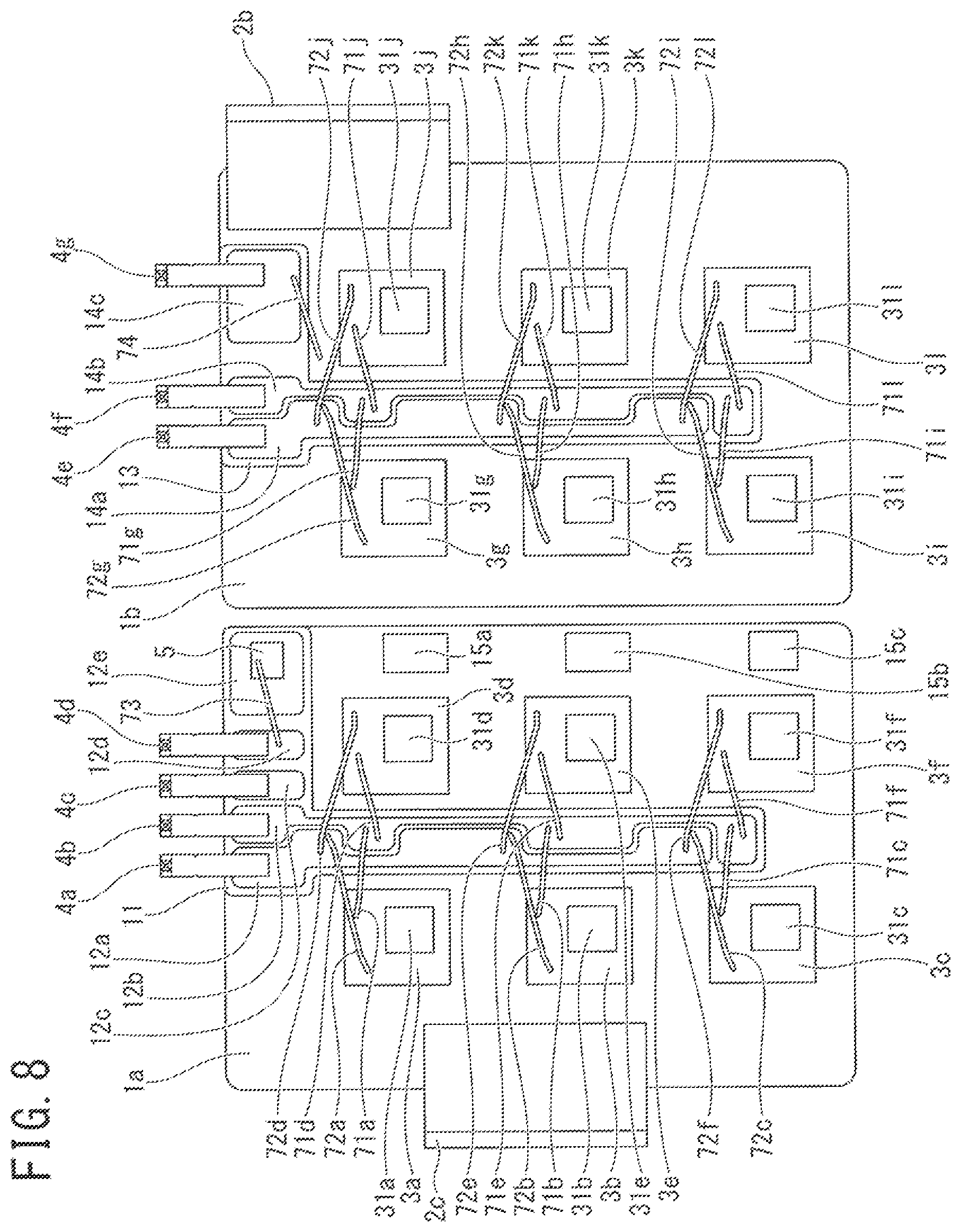 Patent US12616076 Figure 8 – Semiconductor device
