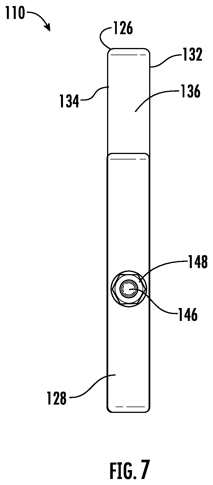 Patent US12616086 Figure 7 – Brush attachment system for a turfgrass mower