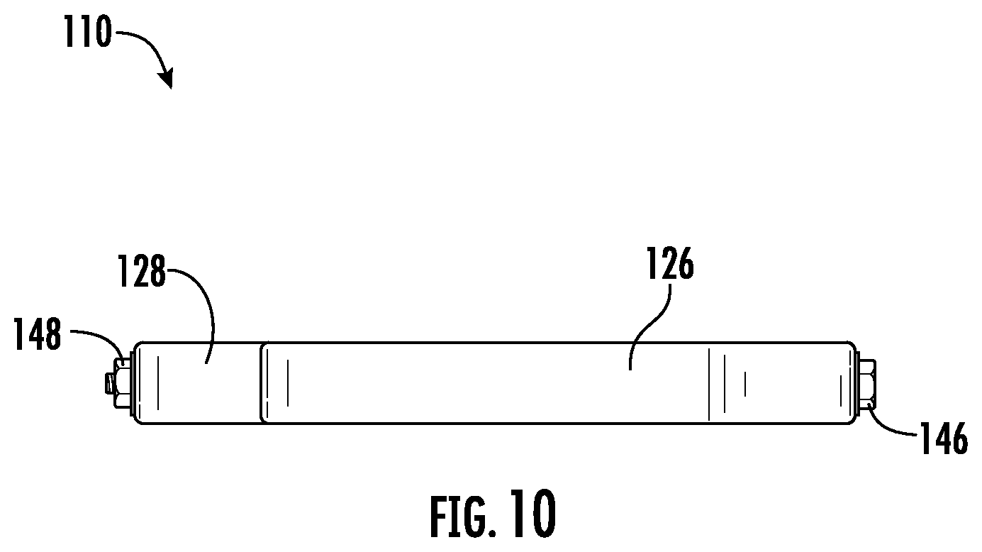 Patent US12616086 Figure 10 – Brush attachment system for a turfgrass mower