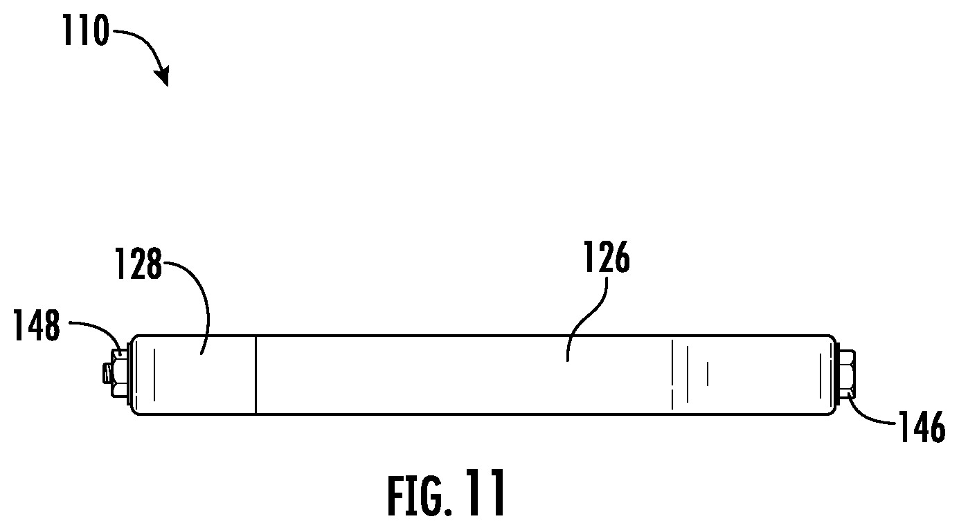 Patent US12616086 Figure 11 – Brush attachment system for a turfgrass mower