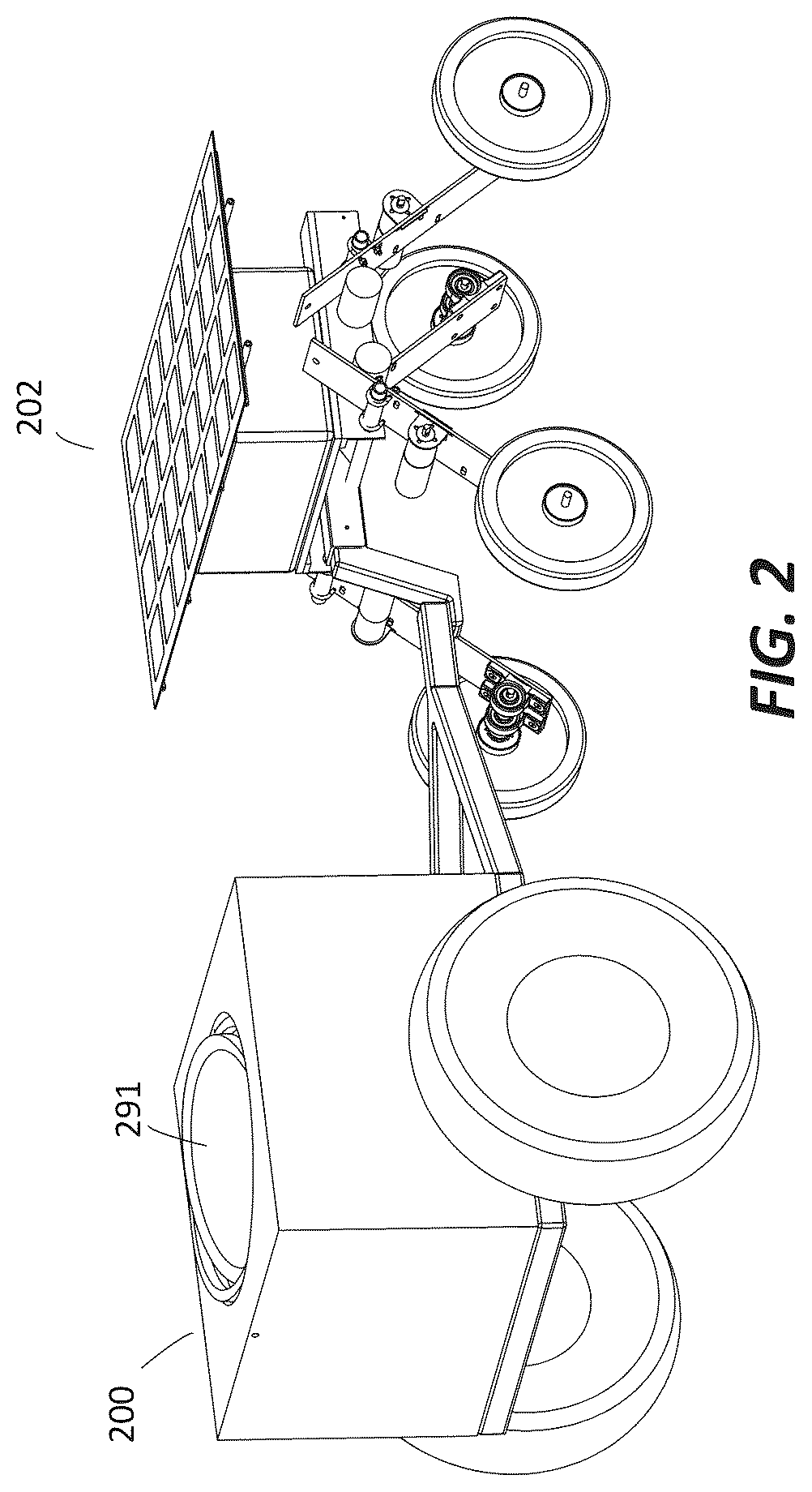 Patent US12616087 Figure 2 – System for depredator and predator control using a robot and sensory controlling apparatus