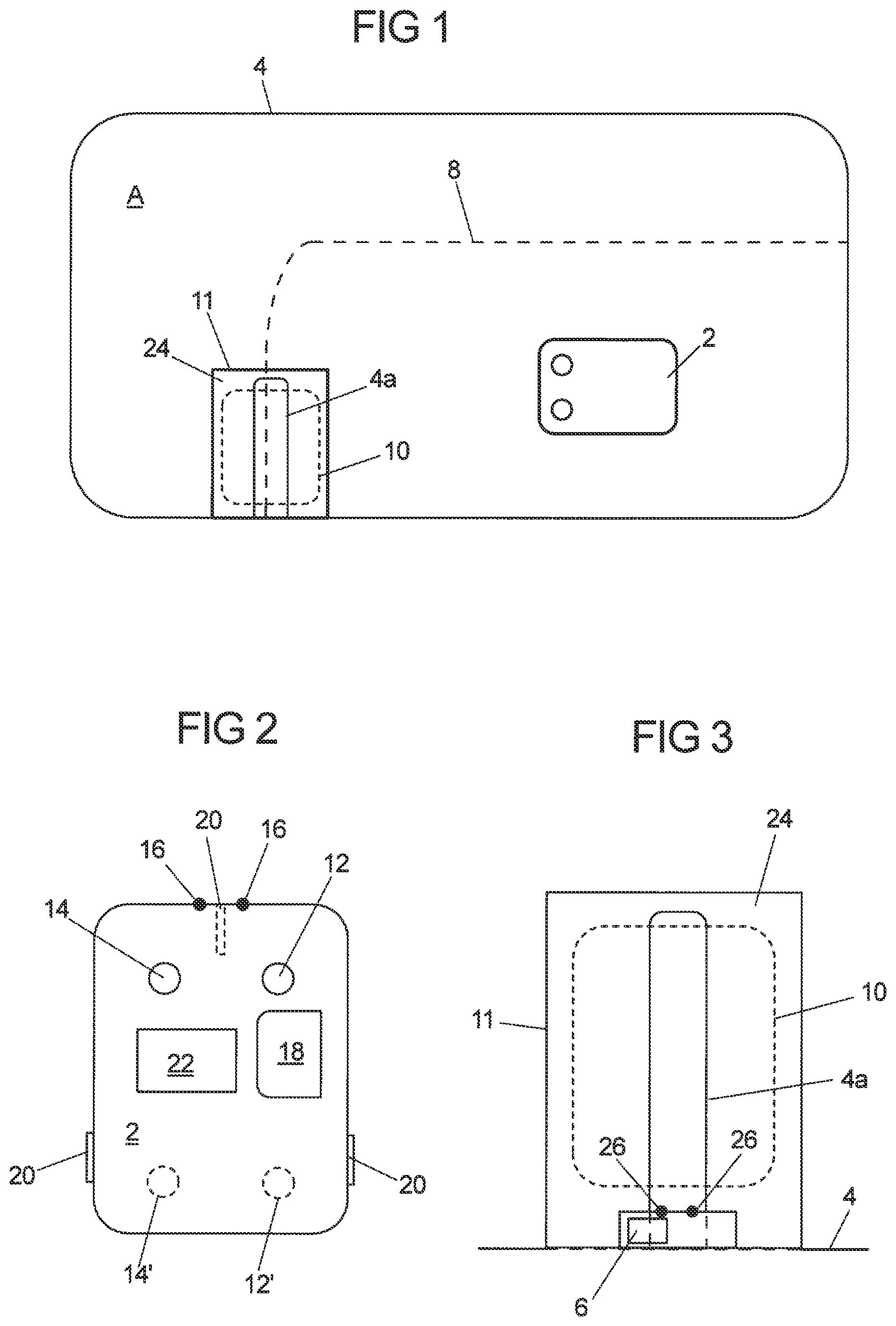 Patent US12616088 Figure 1 – Navigating a robotic mower along a guide wire
