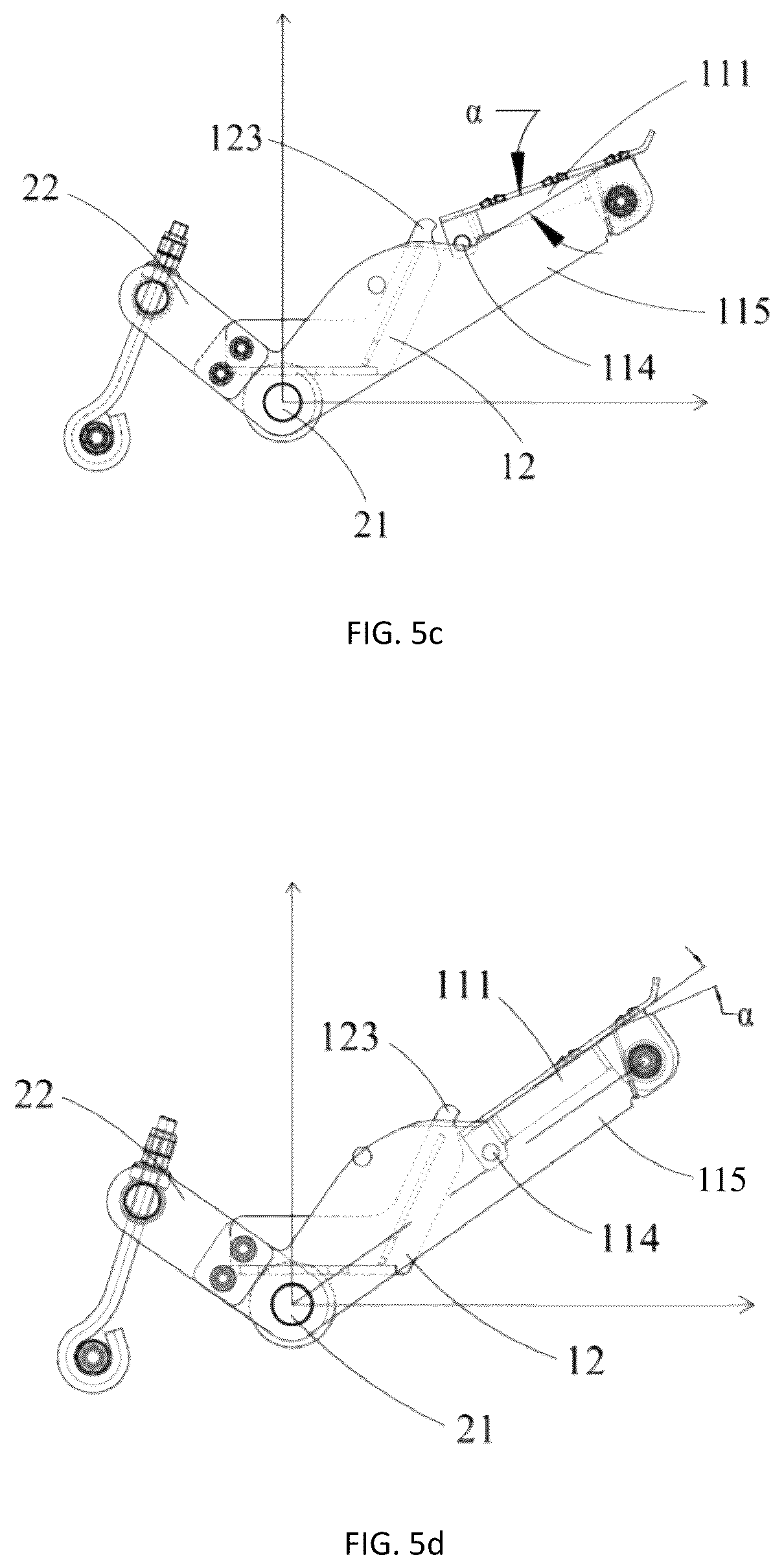 Patent US12616089 Figure 4 – Cutting deck lifting device and mower having cutting deck lifting device