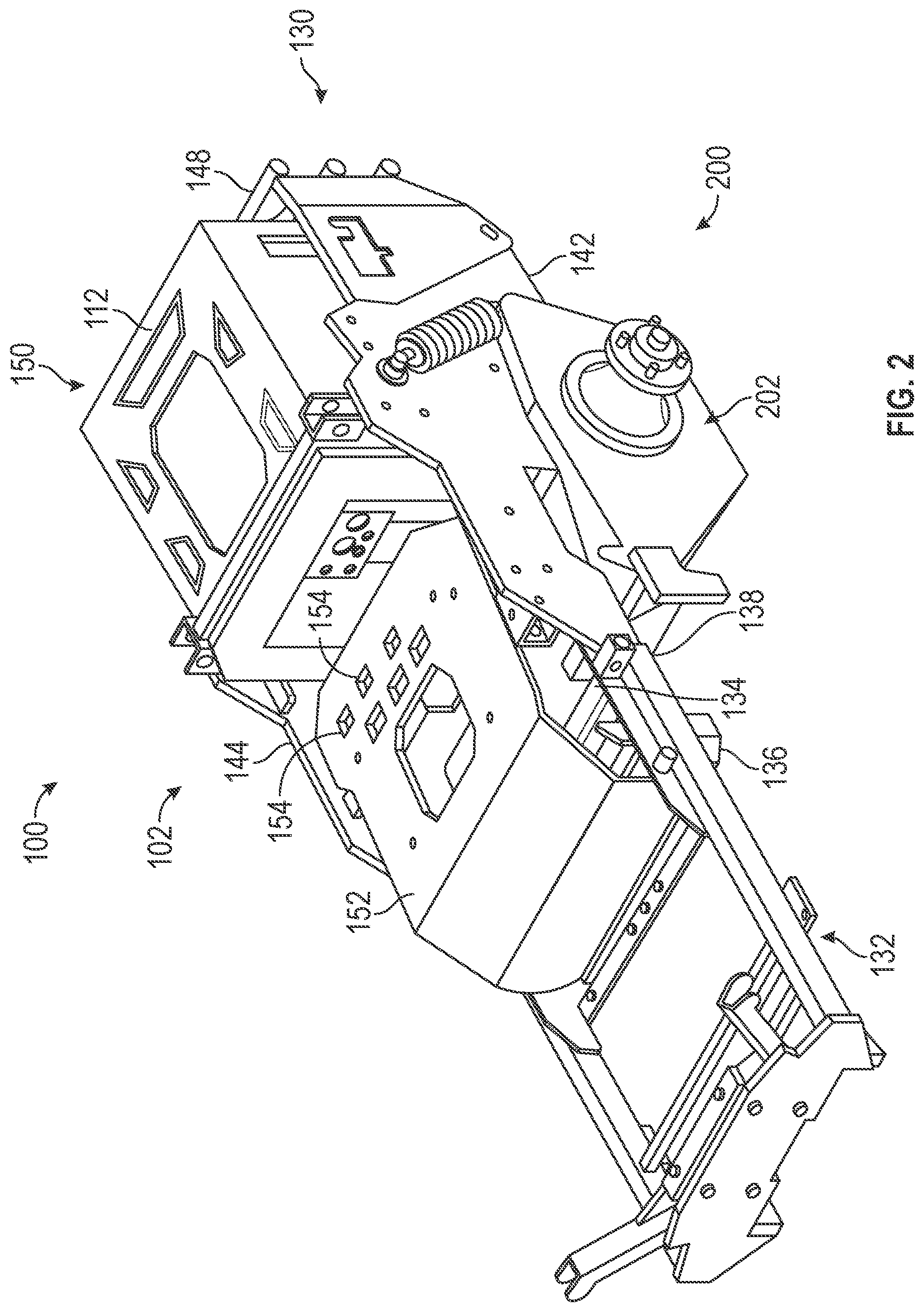 Patent US12616090 Figure 2 – Suspension system for electric power equipment