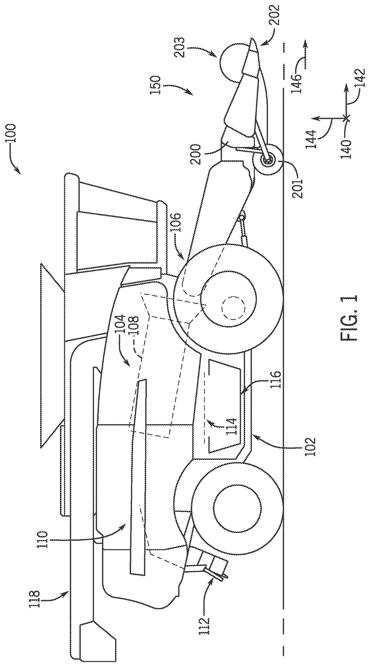 Patent US12616094 Figure 1 – Gauge wheel control system for an agricultural system