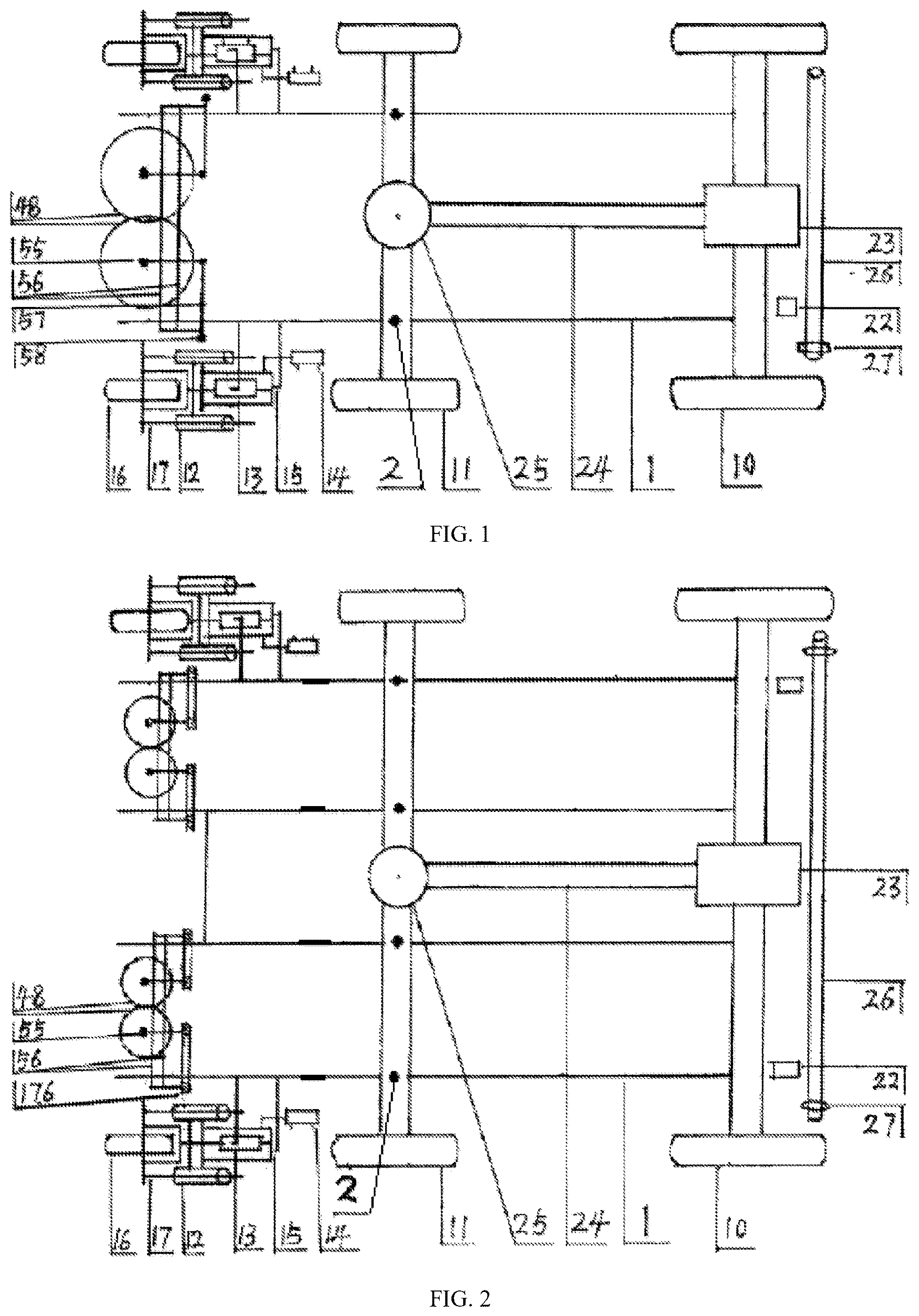 Patent US12616096 Figure 1 – Whole-stalk or sectioning type combined sugarcane harvester