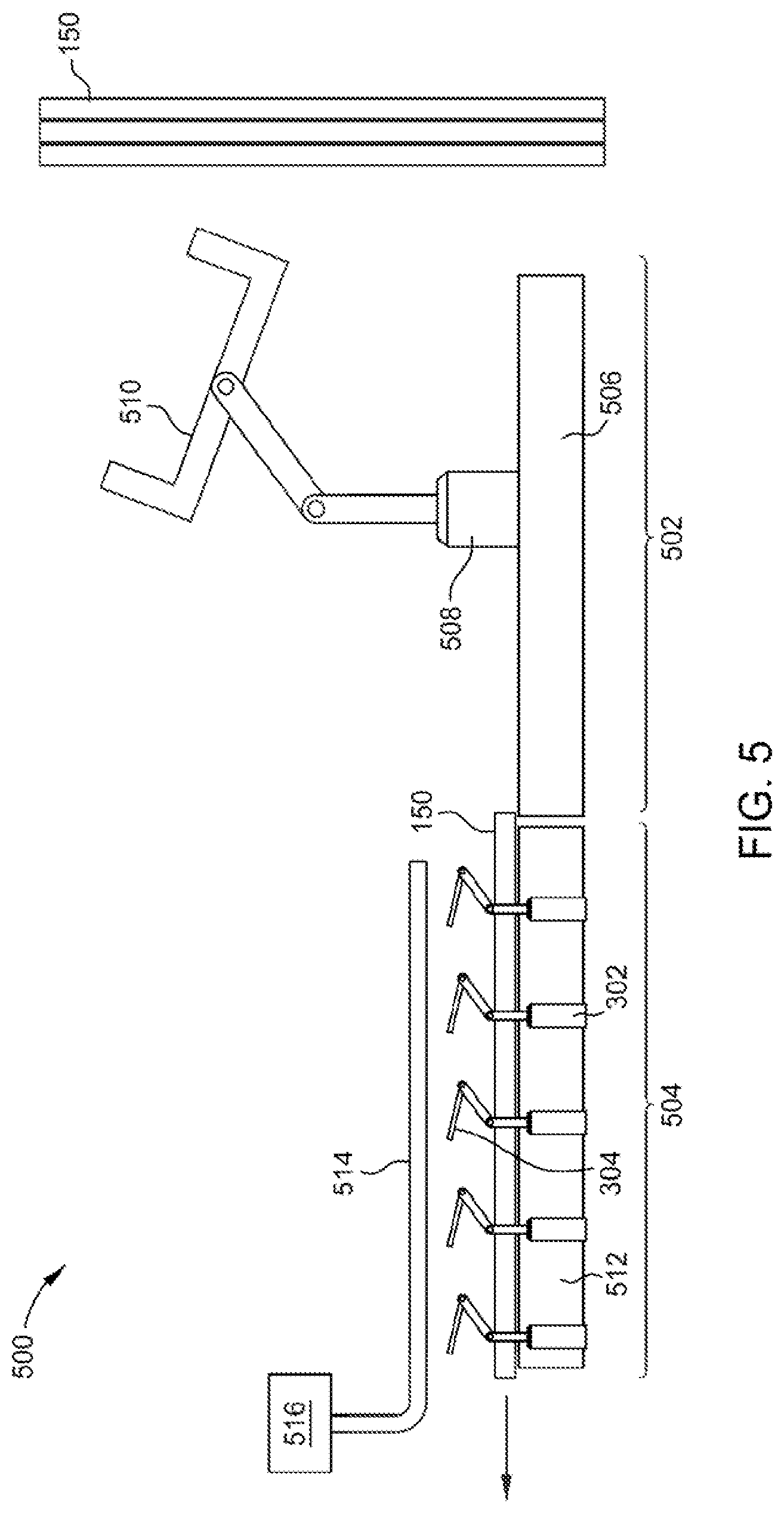 Patent US12616097 Figure 5 – Robotic harvesting system for vertical plant cultivation