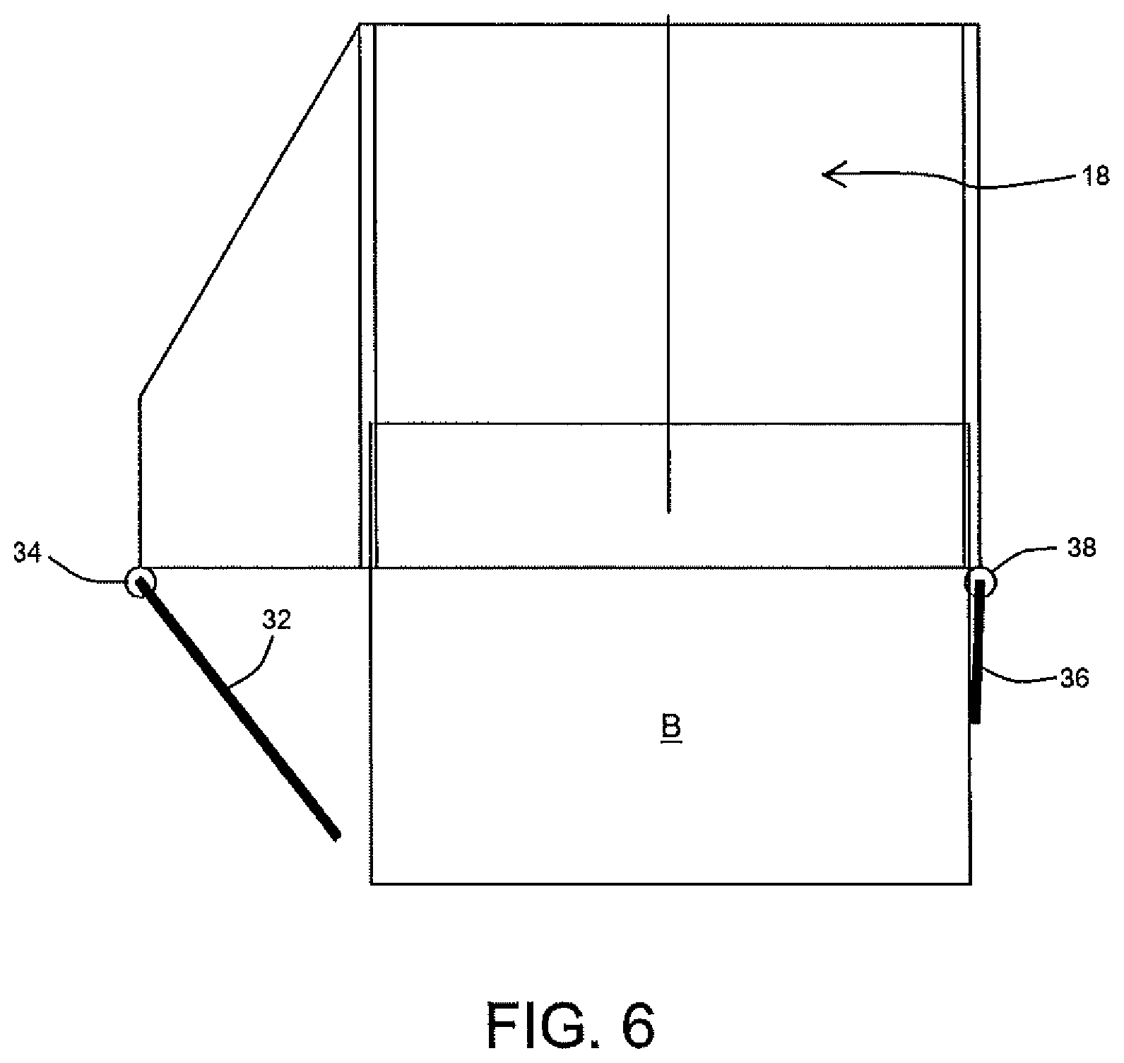 Patent US12616100 Figure 4 – Ejection chute for an agricultural baler