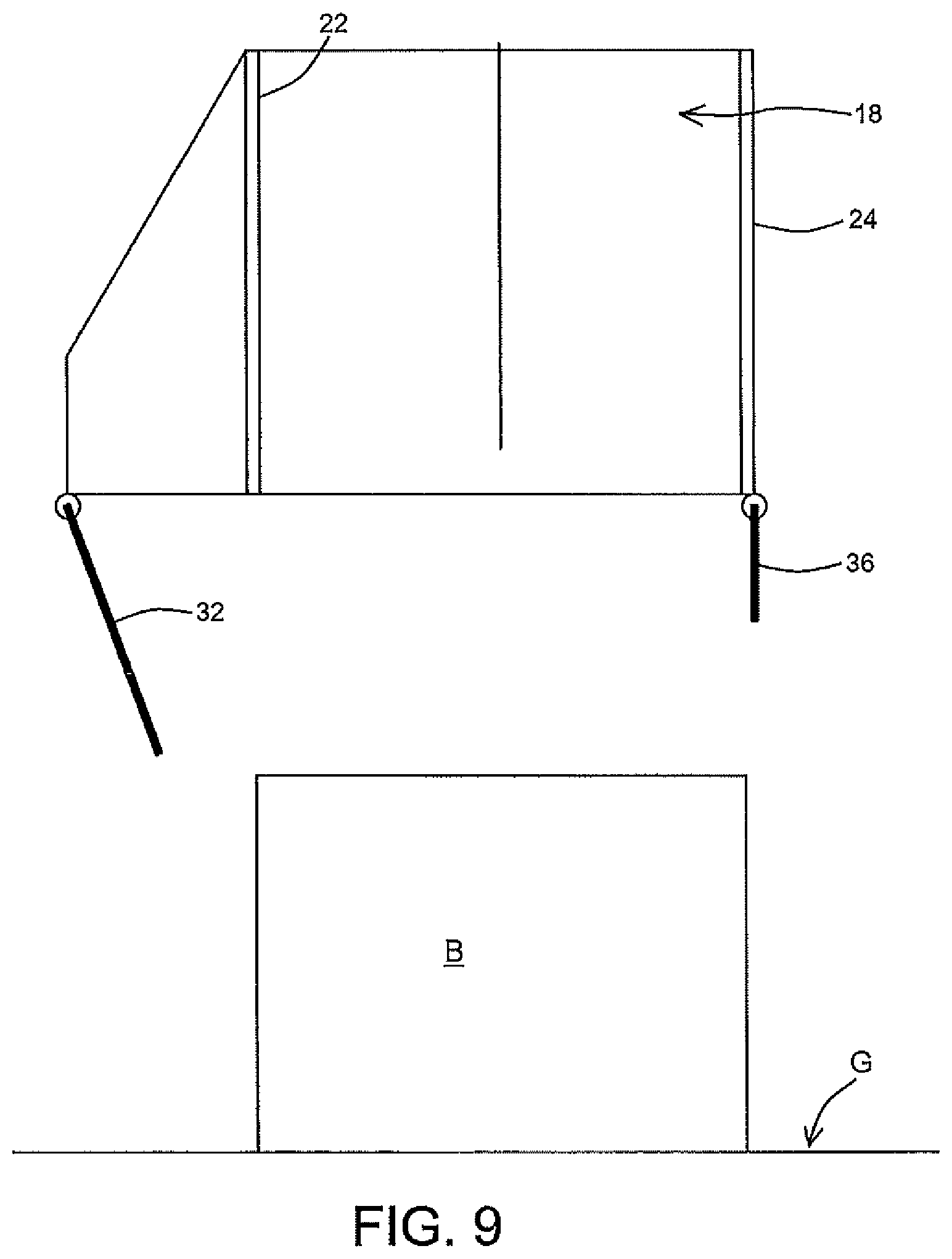 Patent US12616100 Figure 6 – Ejection chute for an agricultural baler
