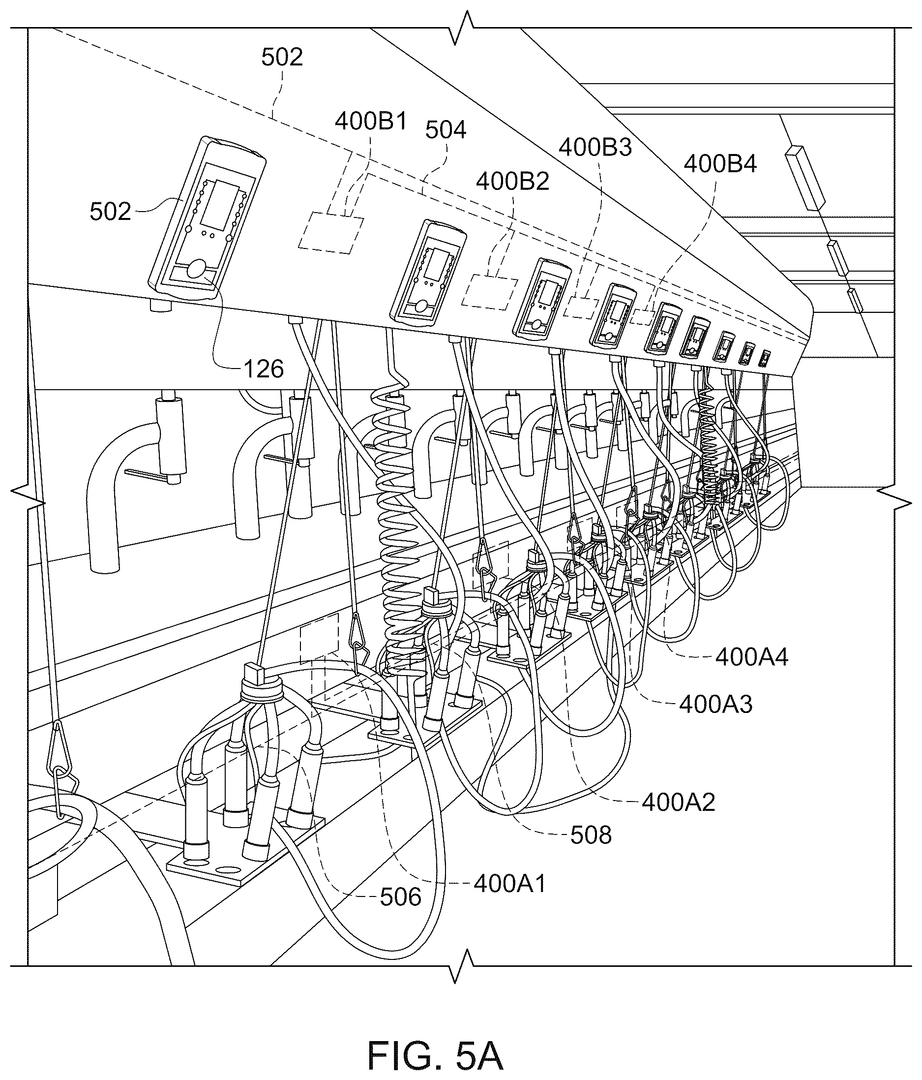 Patent US12616157 Figure 8 – Milking system and methods with pre- and post-dip in the teat liner