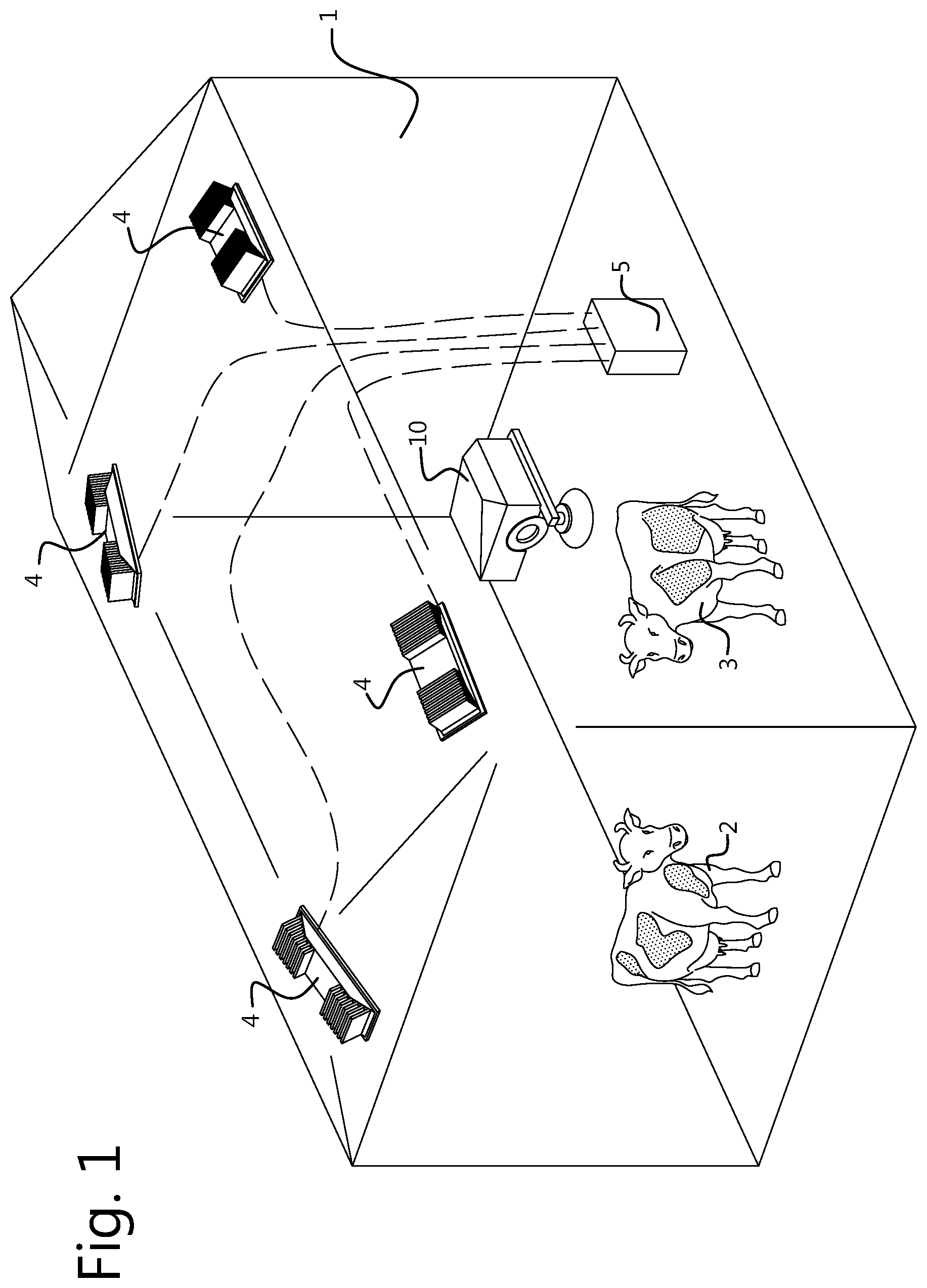 Patent US12616160 — Animal husbandry system and illumination unit suitable for the system — Figure 1