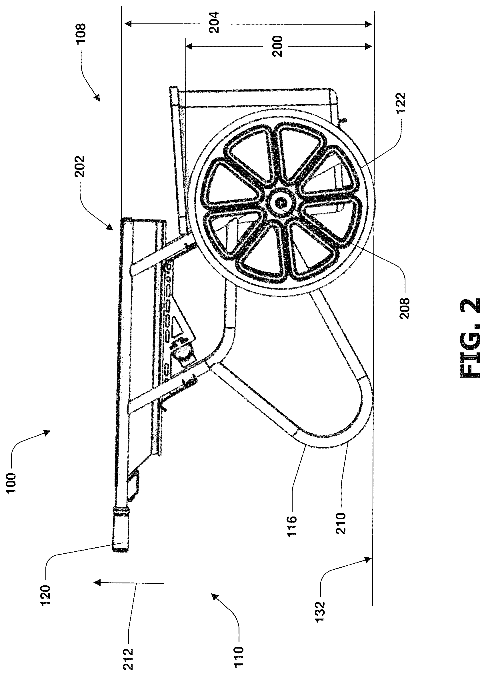 Patent US12616162 Figure 2 – Bedding material separator