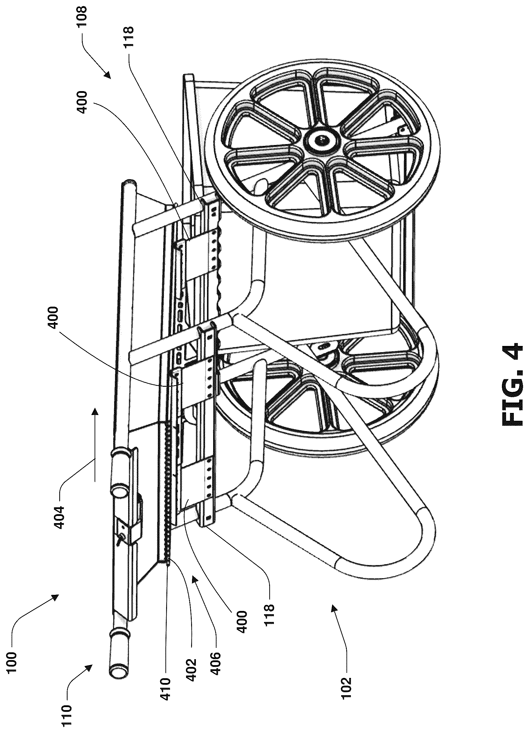 Patent US12616162 Figure 4 – Bedding material separator