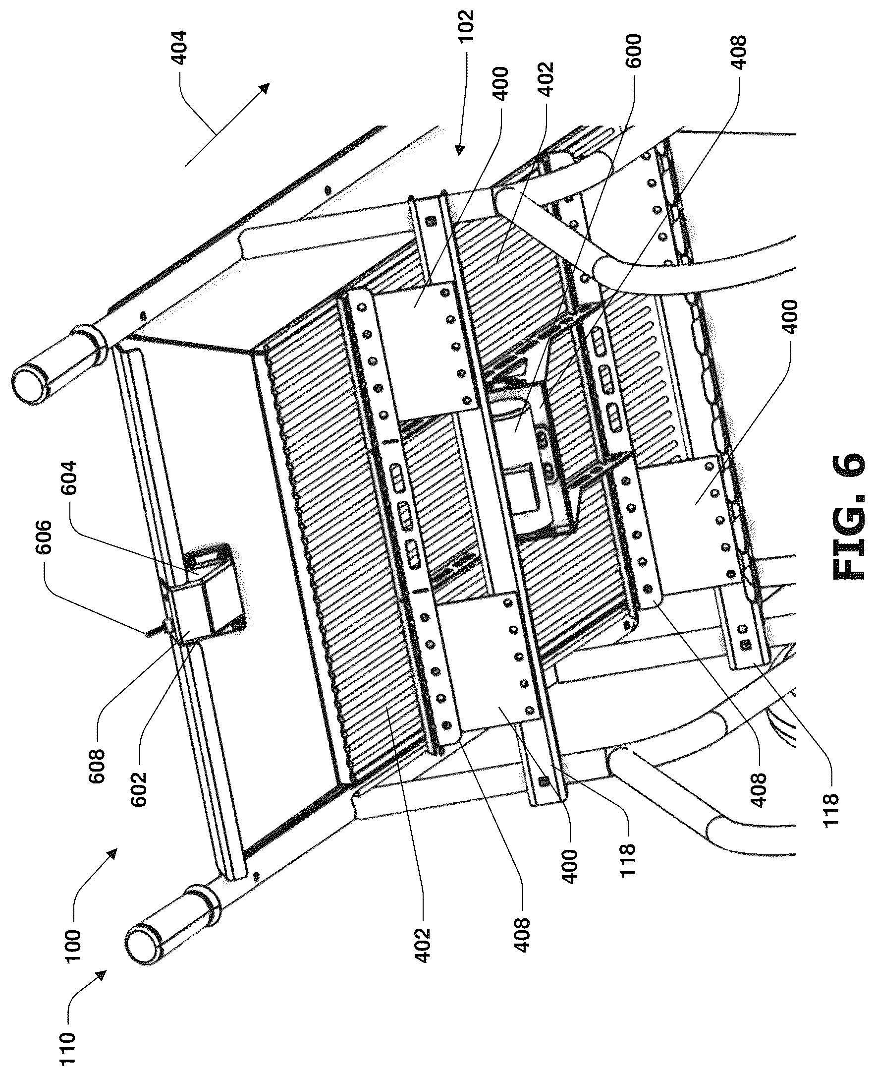 Patent US12616162 Figure 6 – Bedding material separator