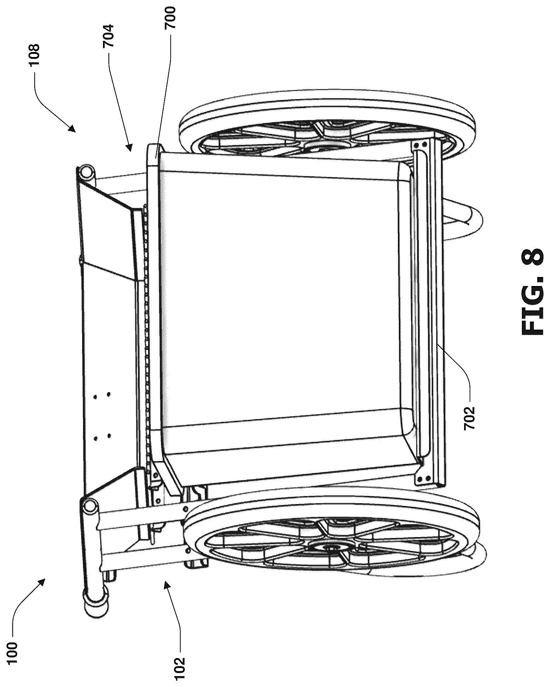 Patent US12616162 Figure 8 – Bedding material separator