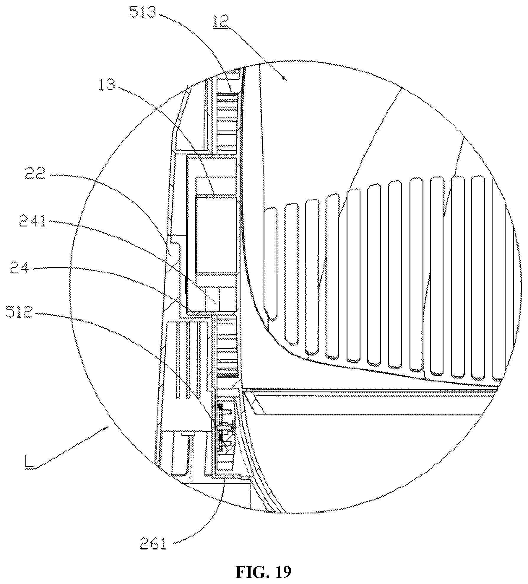 Patent US12616163 Figure 19 – Pet toilet