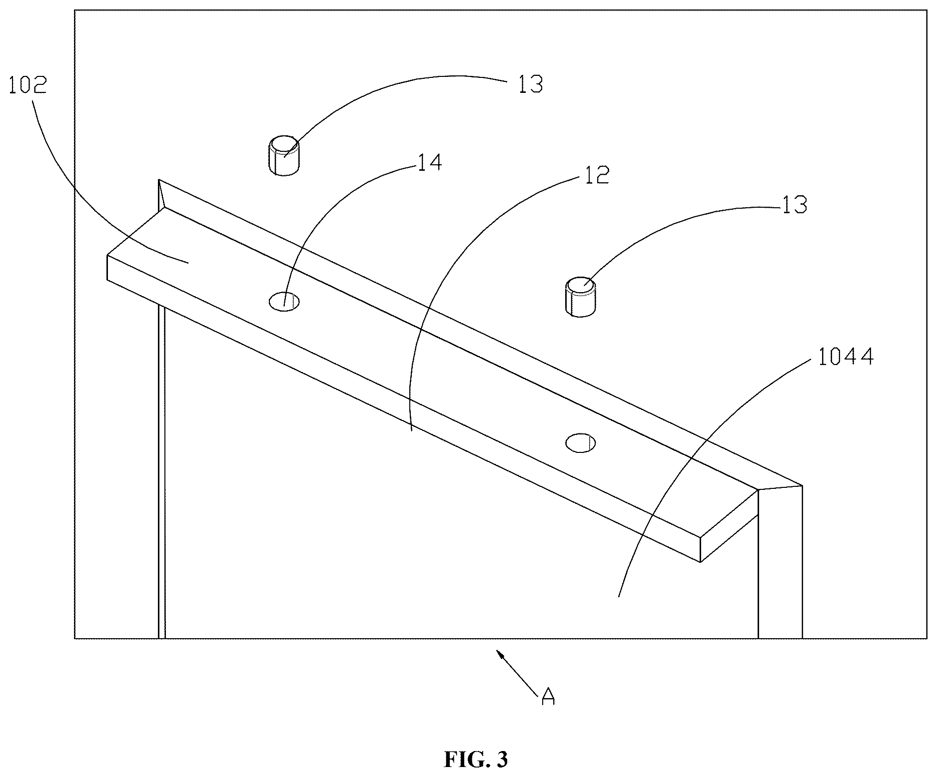 Patent US12616165 Figure 3 – Pet housing crate