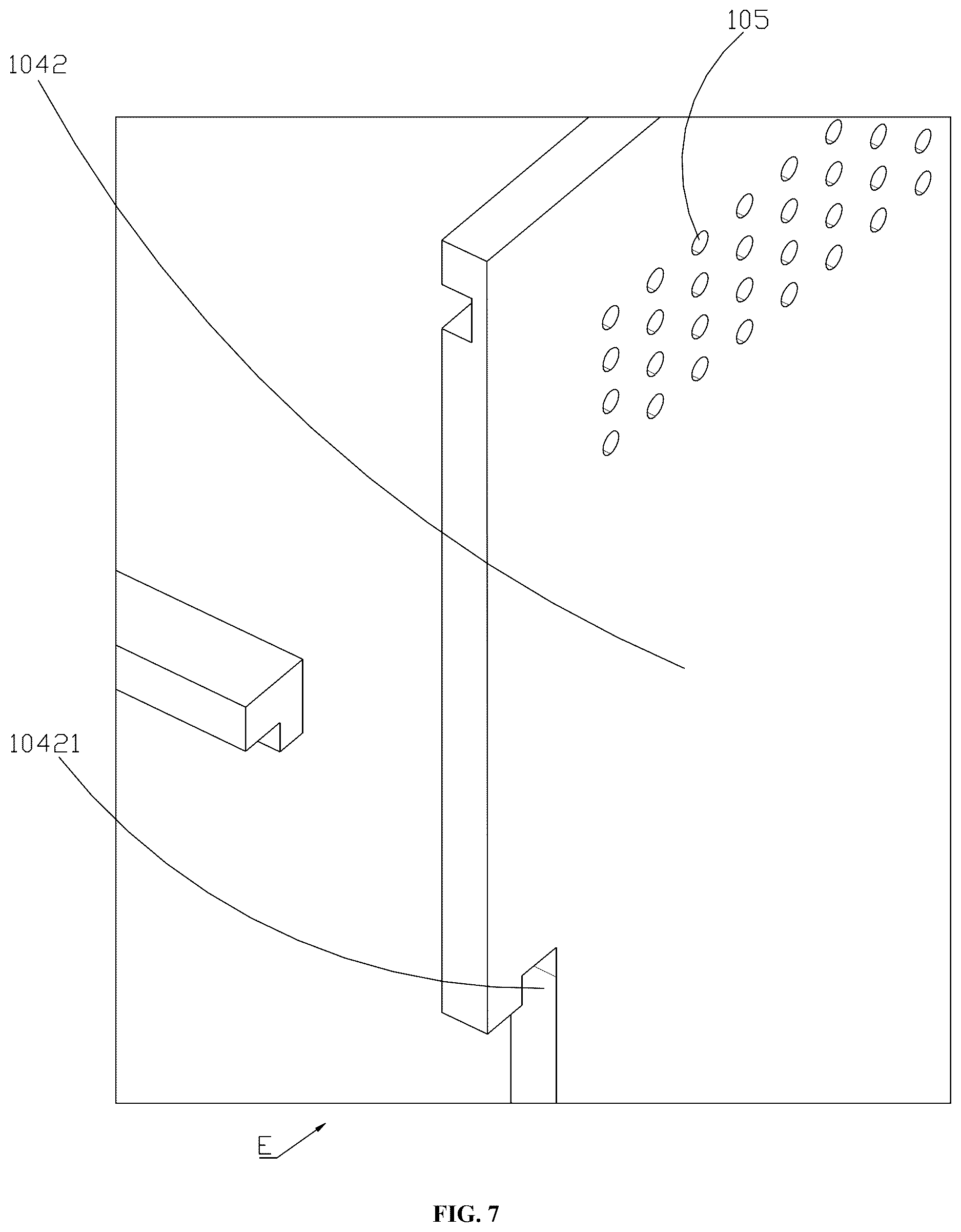 Patent US12616165 Figure 7 – Pet housing crate