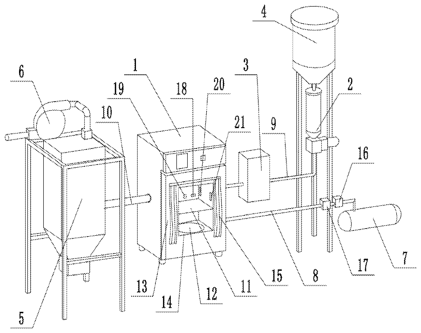 Patent US12616166 Figure 1 – Test apparatus for dust-exposing breath of animals and test method thereof