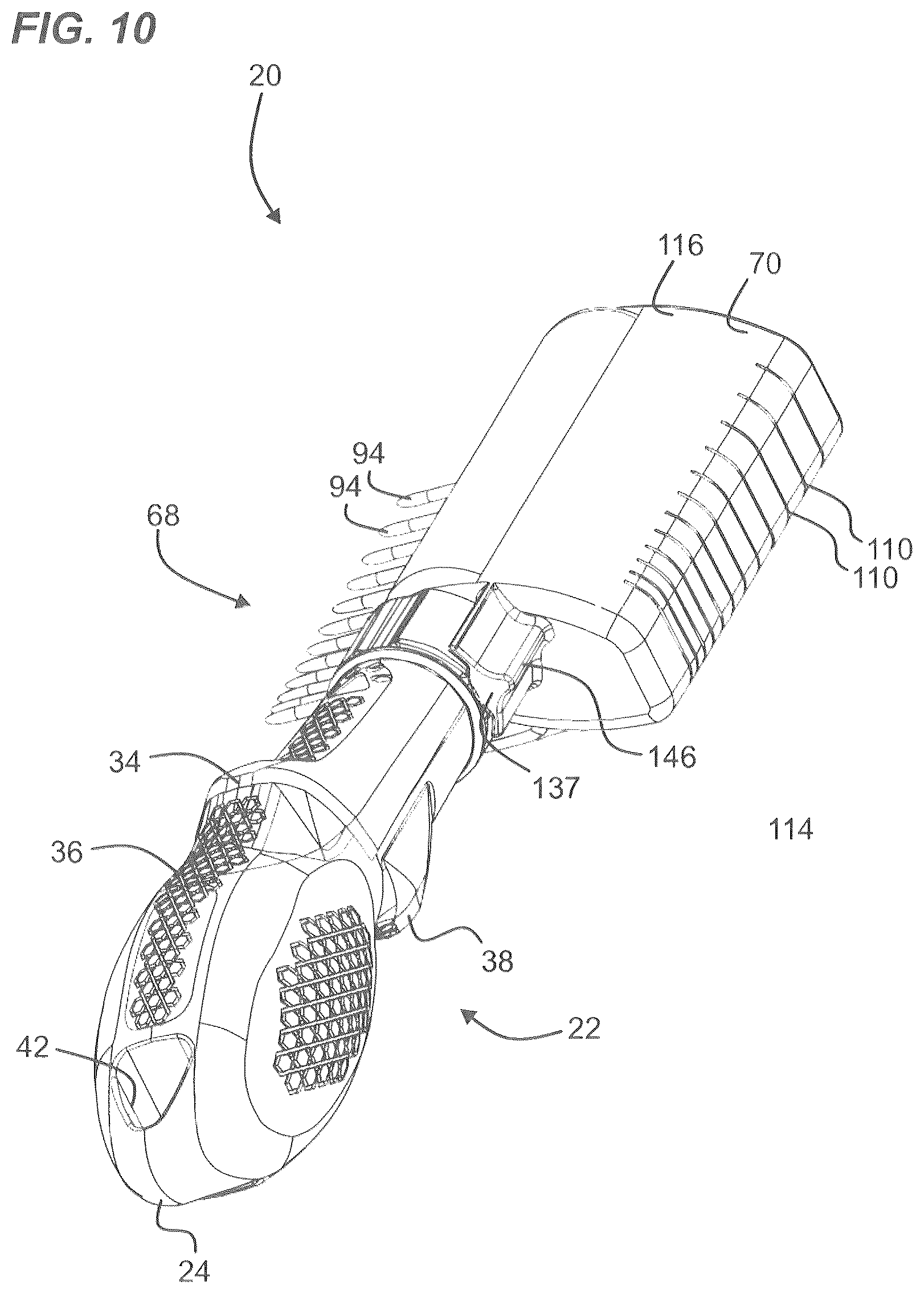 Patent US12616171 Figure 10 – Animal grooming tool and methods