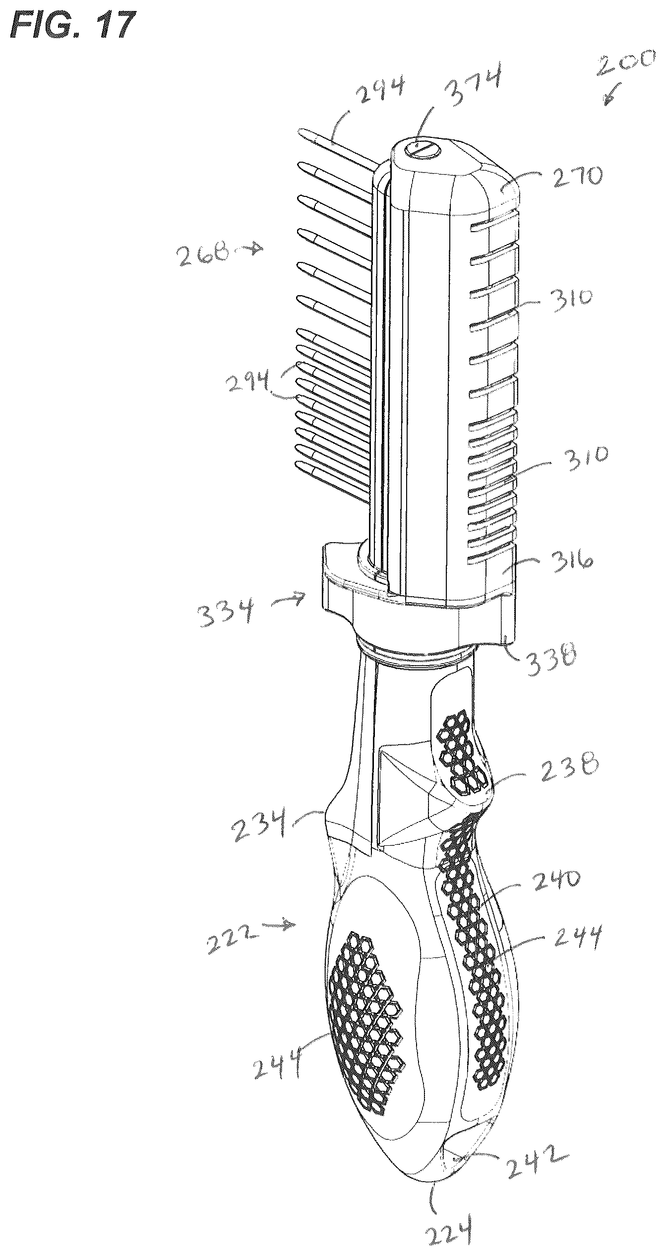 Patent US12616171 Figure 14 – Animal grooming tool and methods