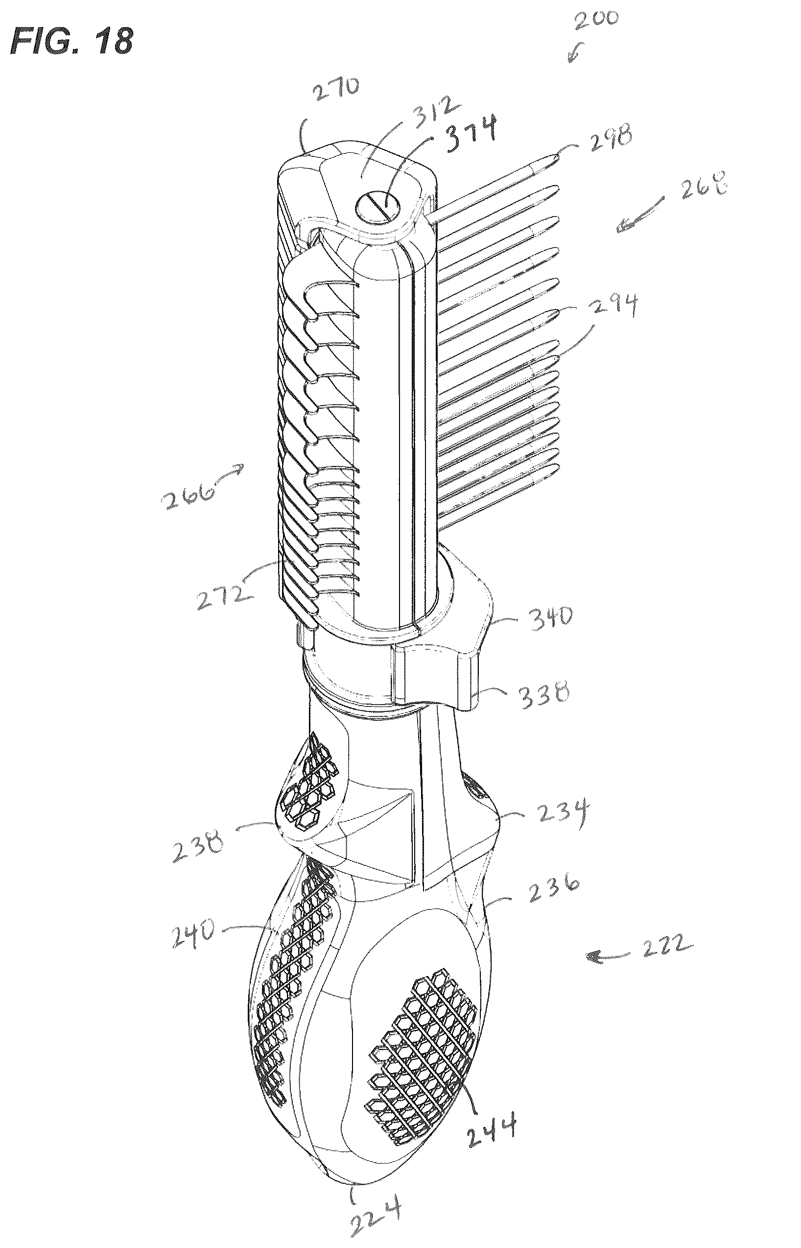 Patent US12616171 Figure 15 – Animal grooming tool and methods