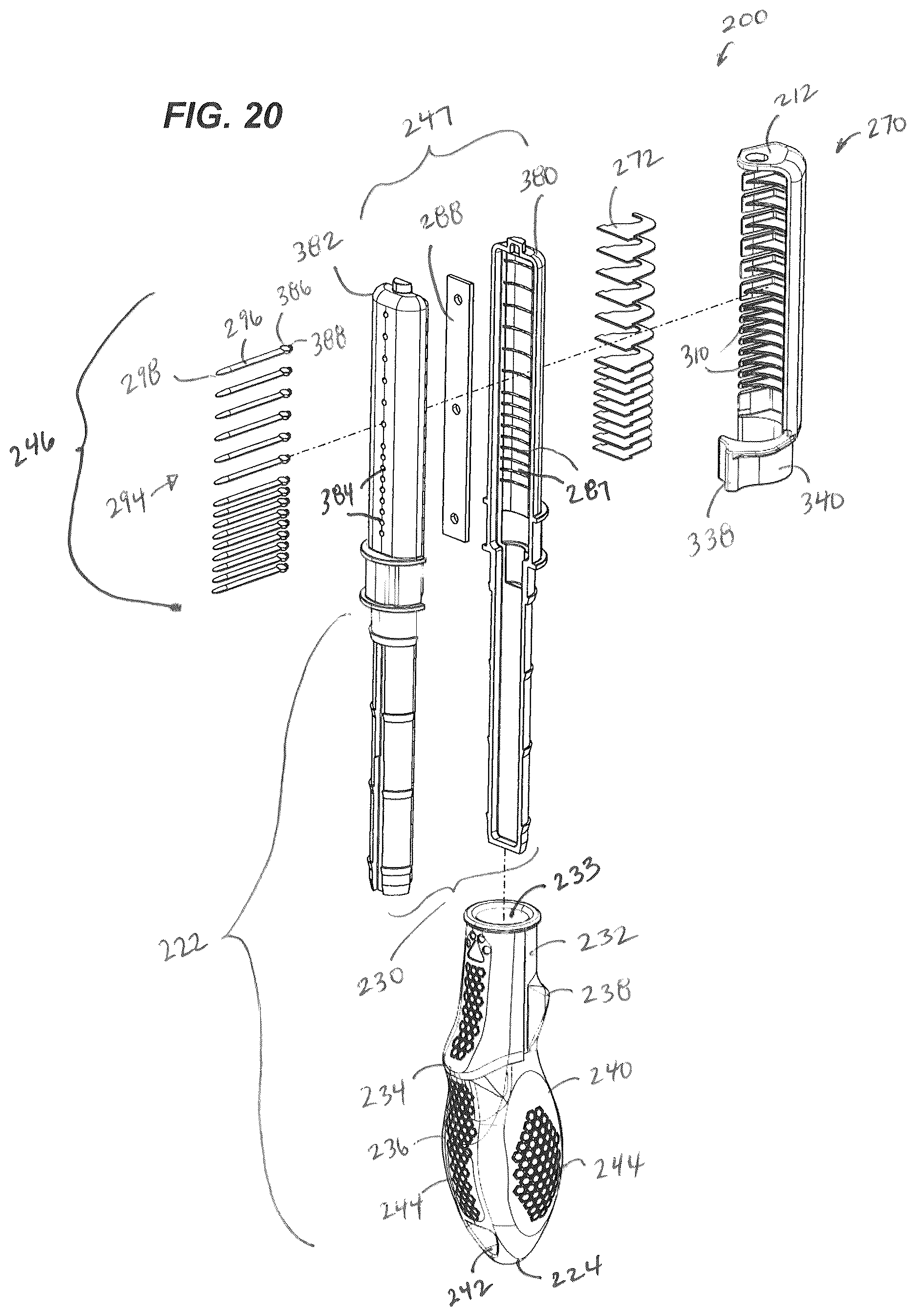 Patent US12616171 Figure 17 – Animal grooming tool and methods