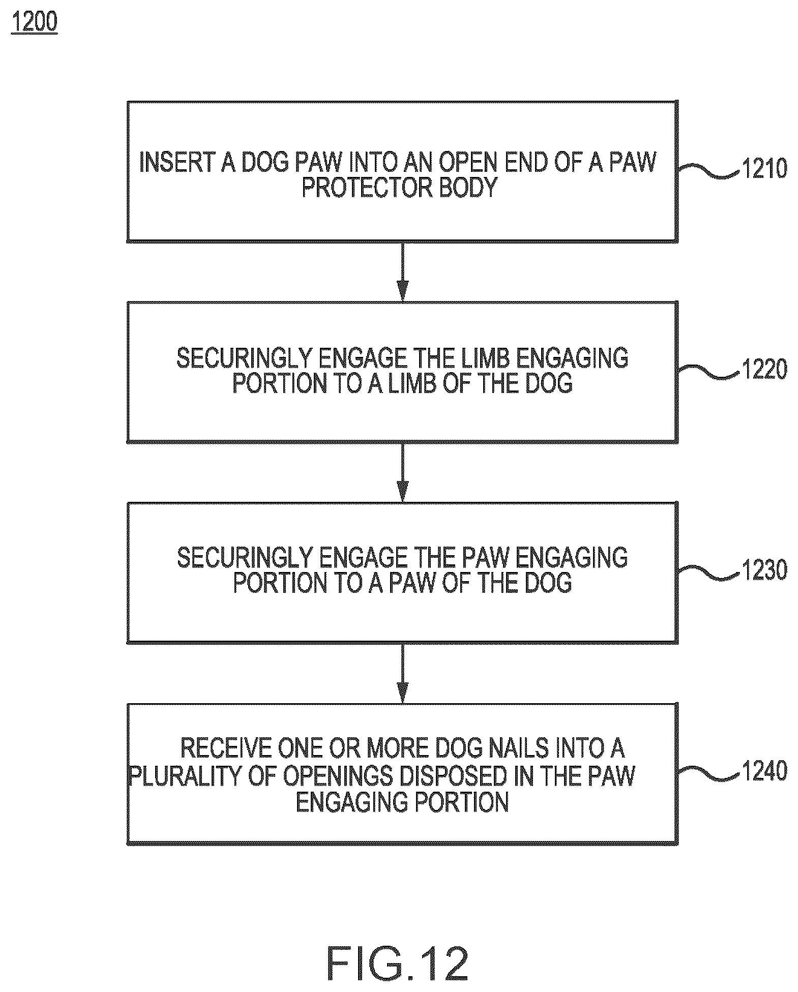 Patent US12616172 Figure 17 – Second skin paw protectors