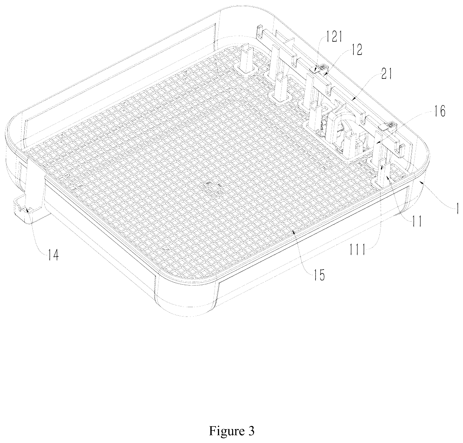 Patent US12616174 Figure 3 – Automatic egg turning device for incubator