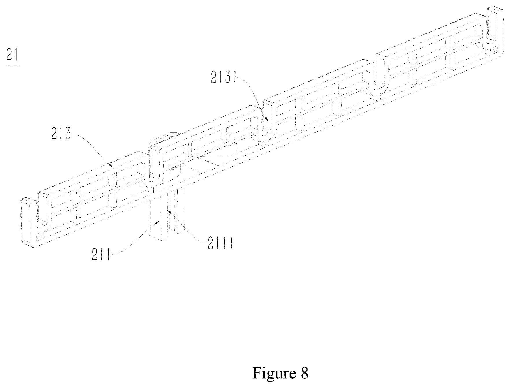 Patent US12616174 Figure 8 – Automatic egg turning device for incubator