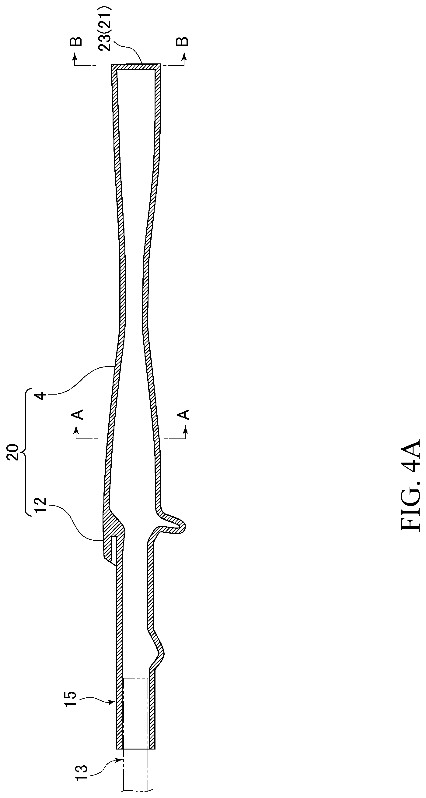 Patent US12616180 Figure 4 – Fishing rod handle member and fishing rod