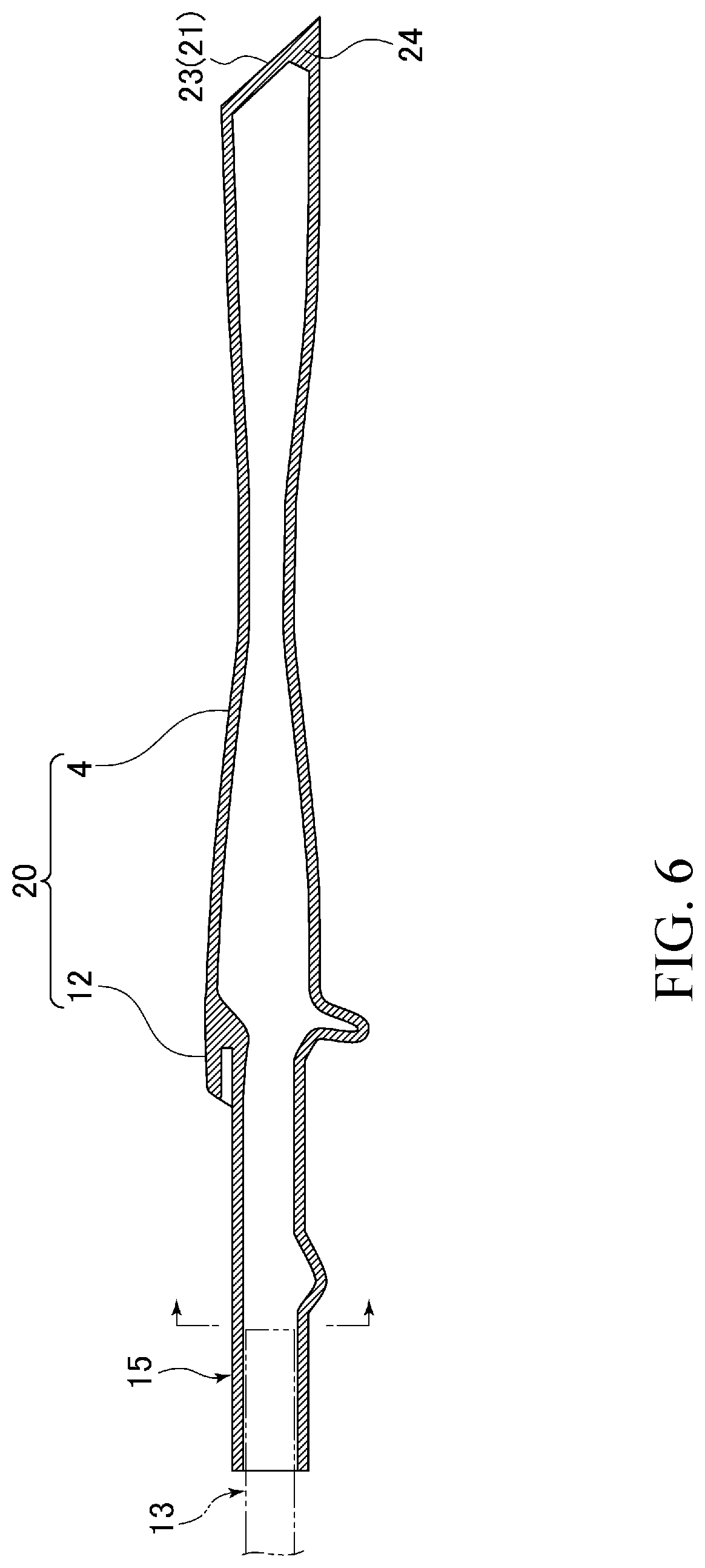 Patent US12616180 Figure 7 – Fishing rod handle member and fishing rod
