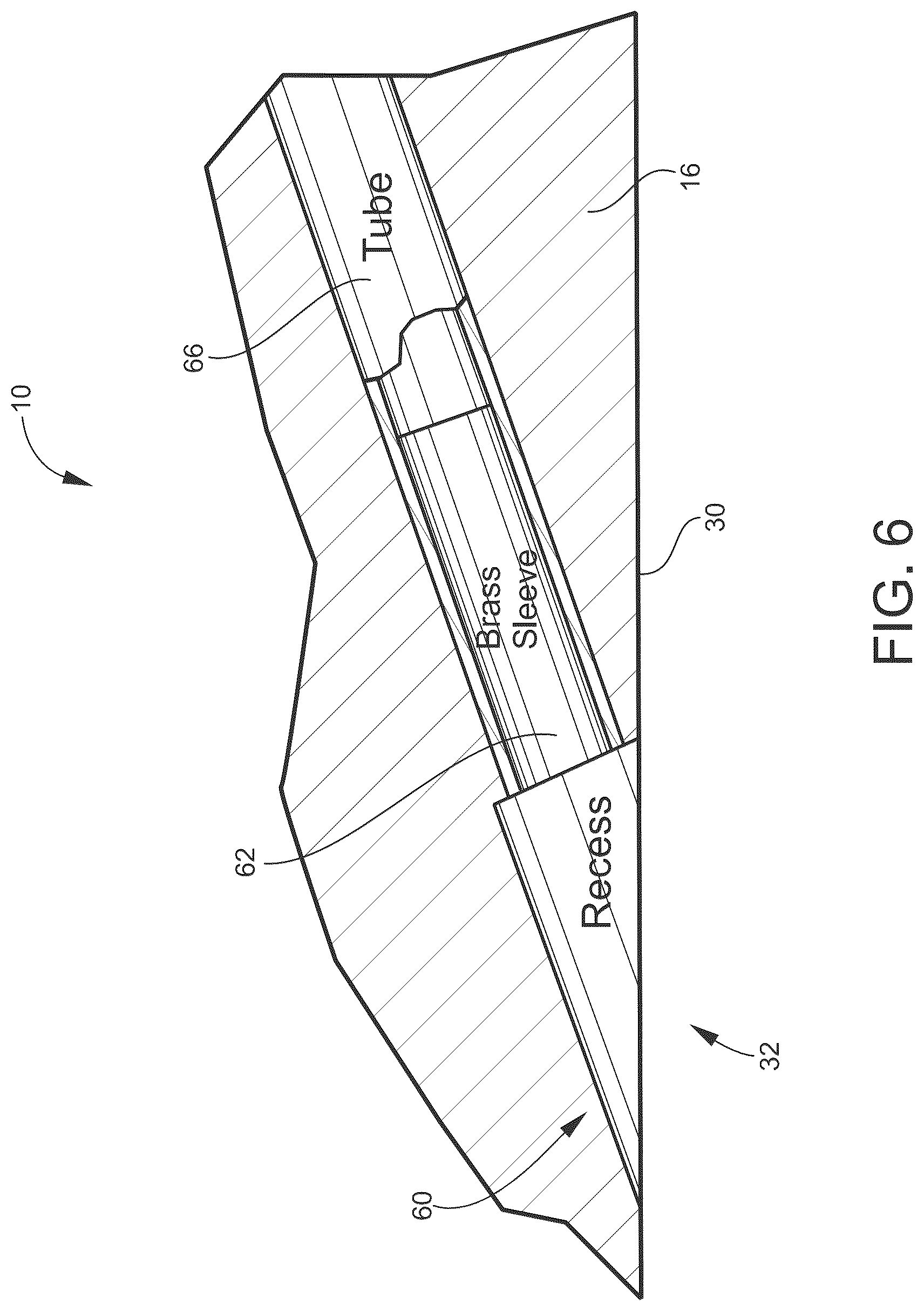 Patent US12616182 Figure 4 – Angled planar board and set configured to avoid fishing line entanglement