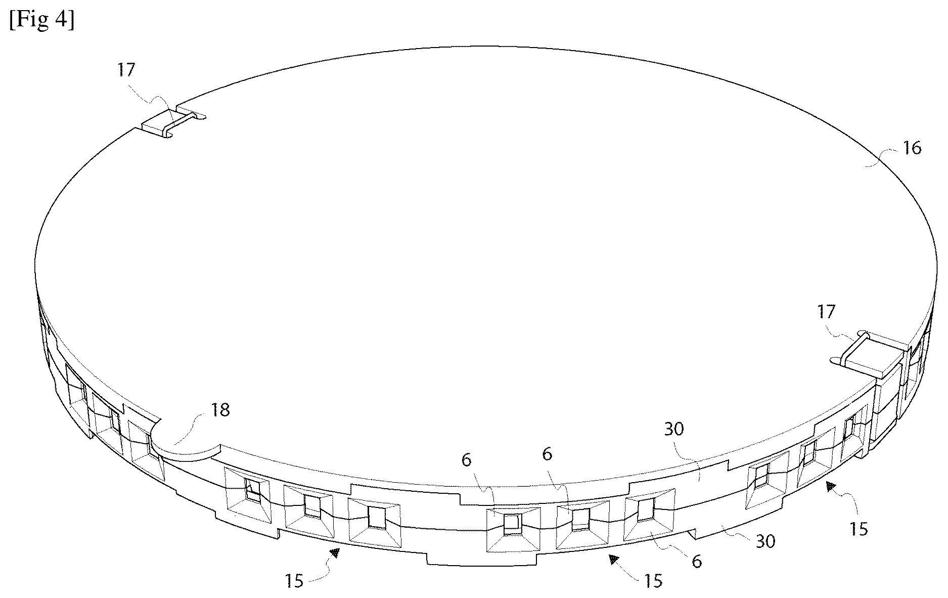 Patent US12616186 Figure 3 – Labyrinth for capturing and destroying mosquito larvae