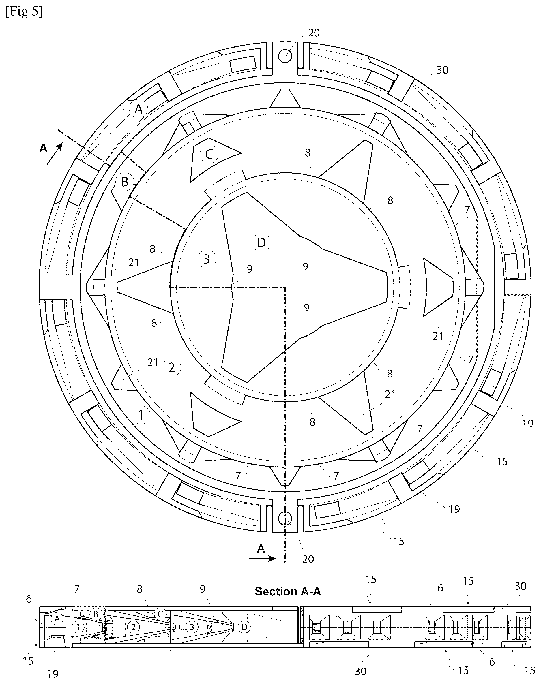 Patent US12616186 Figure 4 – Labyrinth for capturing and destroying mosquito larvae