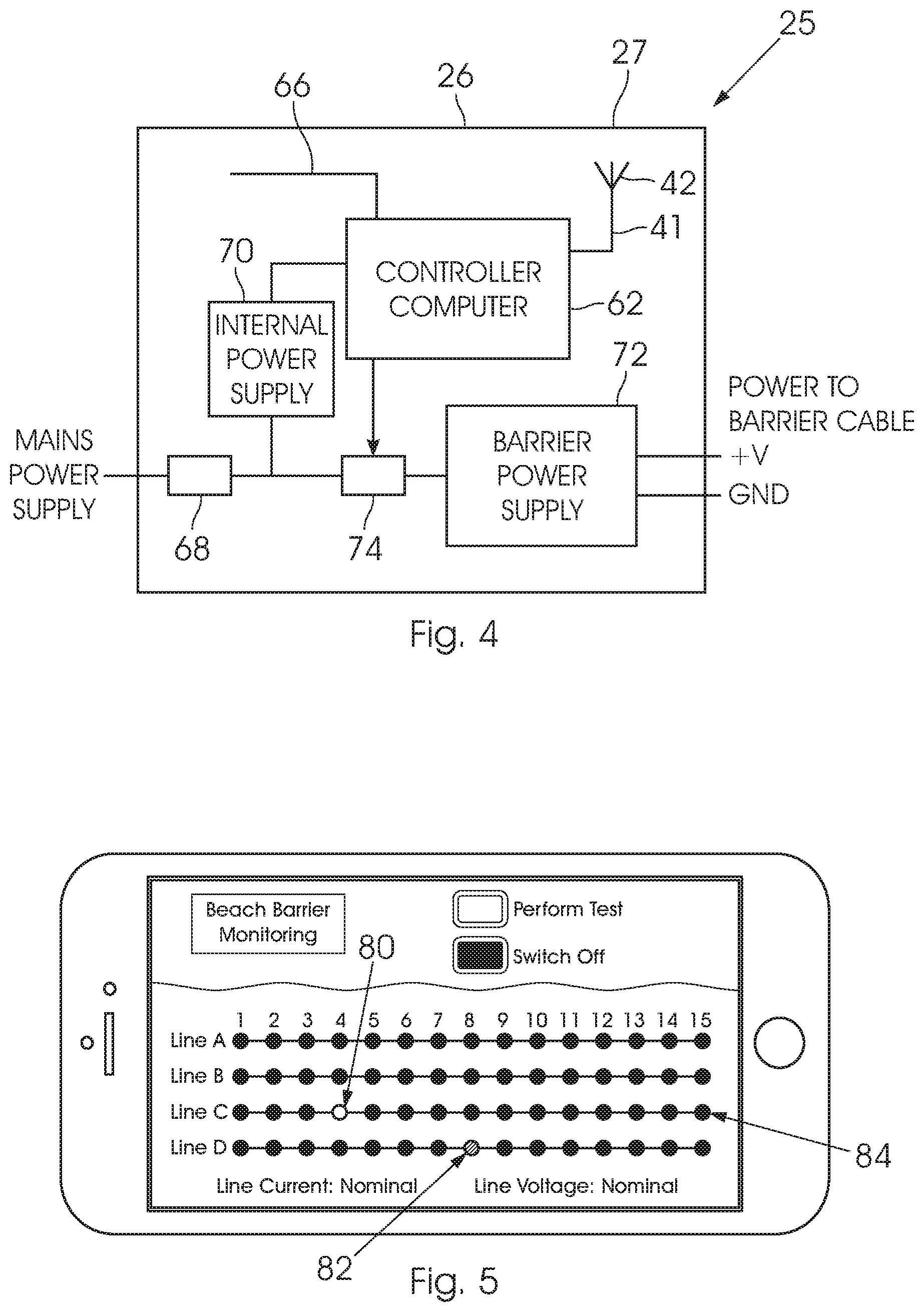 Patent US12616187 Figure 2 – System and method for deterring aquatic animals by remote control of electromagnetic barrier
