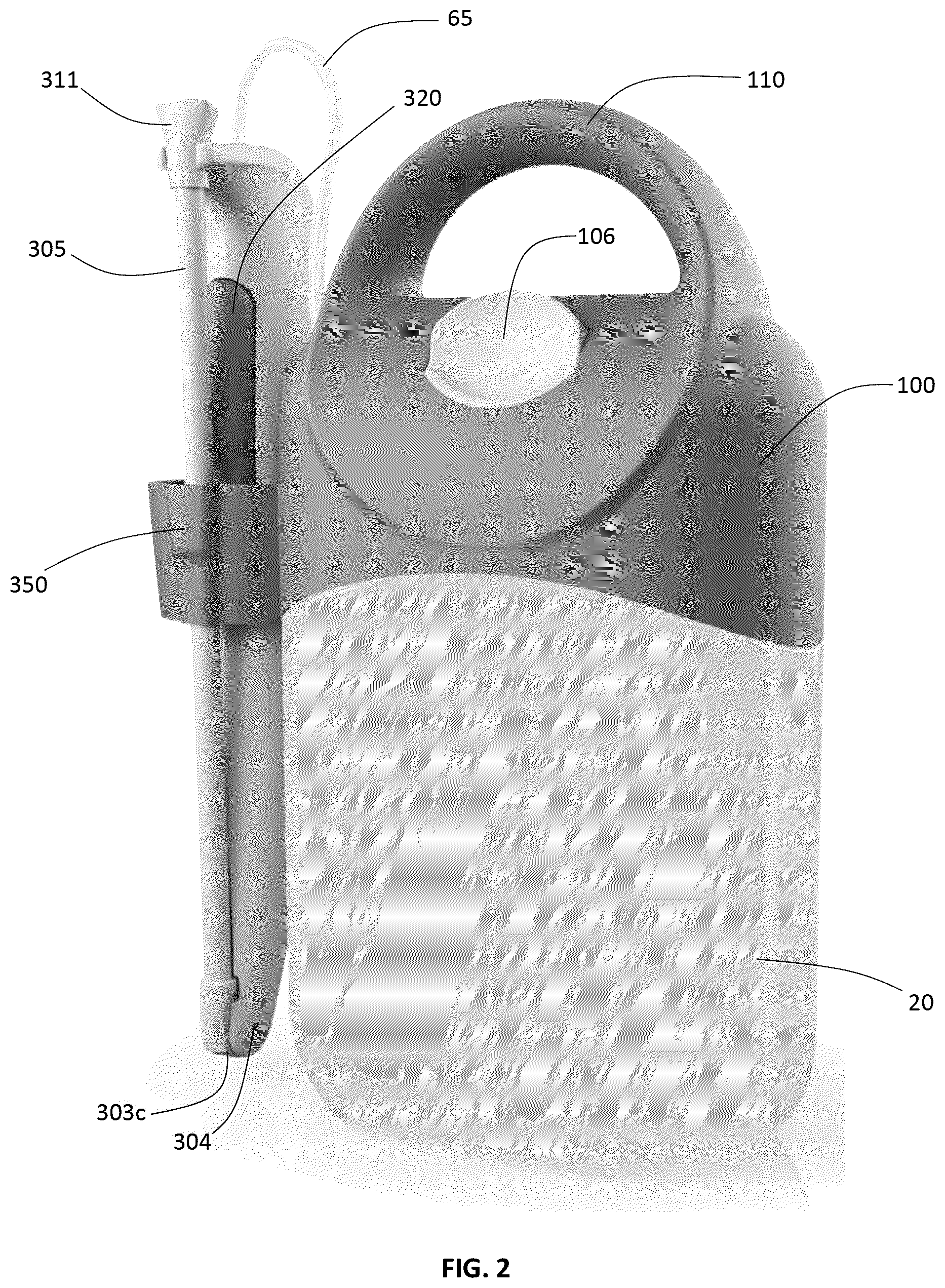 Patent US12616208 Figure 2 – Liquid dispensing system, components and features thereof, and methods of use thereof
